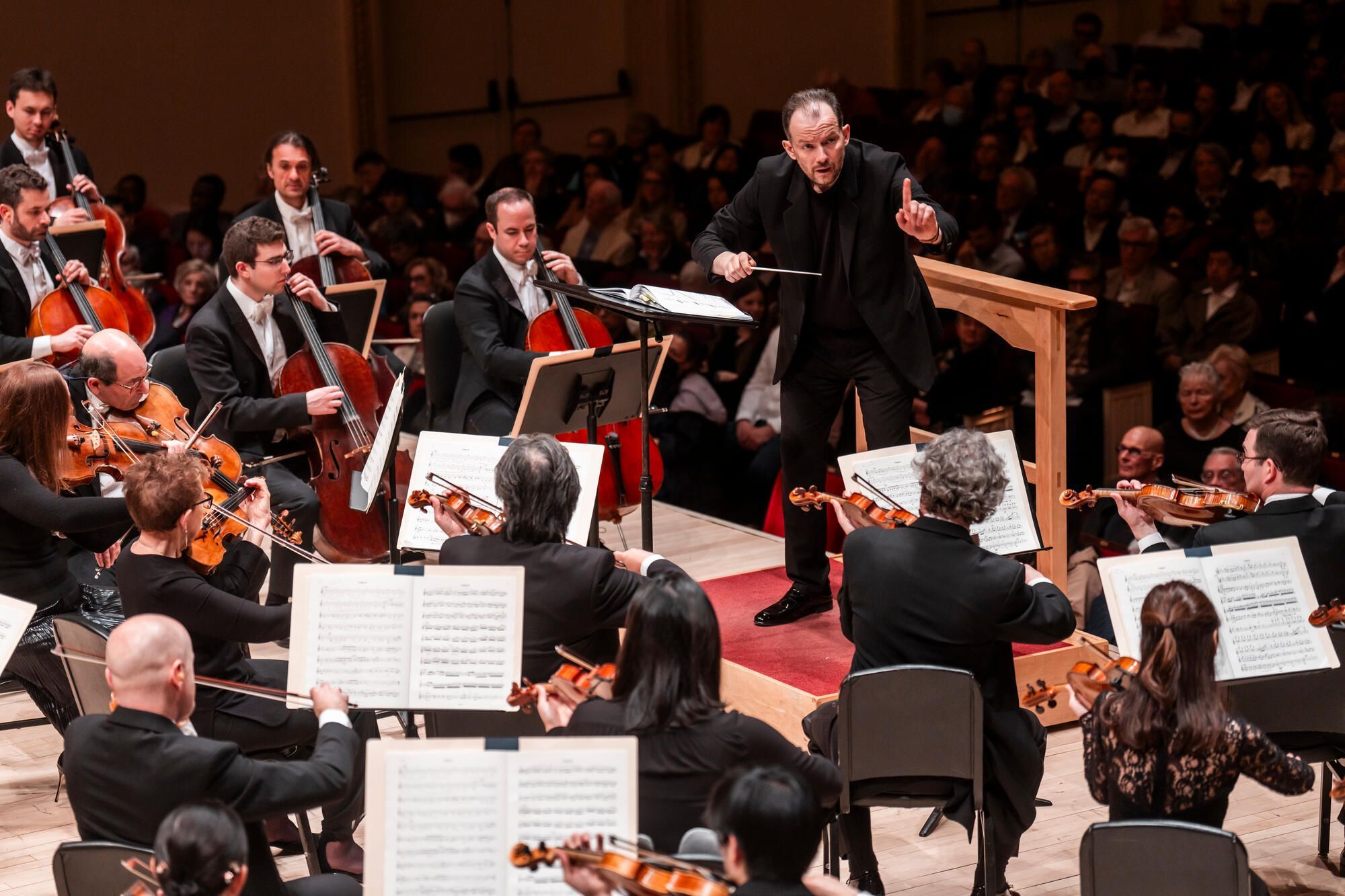 Andris Nelsons conducts the Boston Symphony Orchestra &copy; Chris Lee