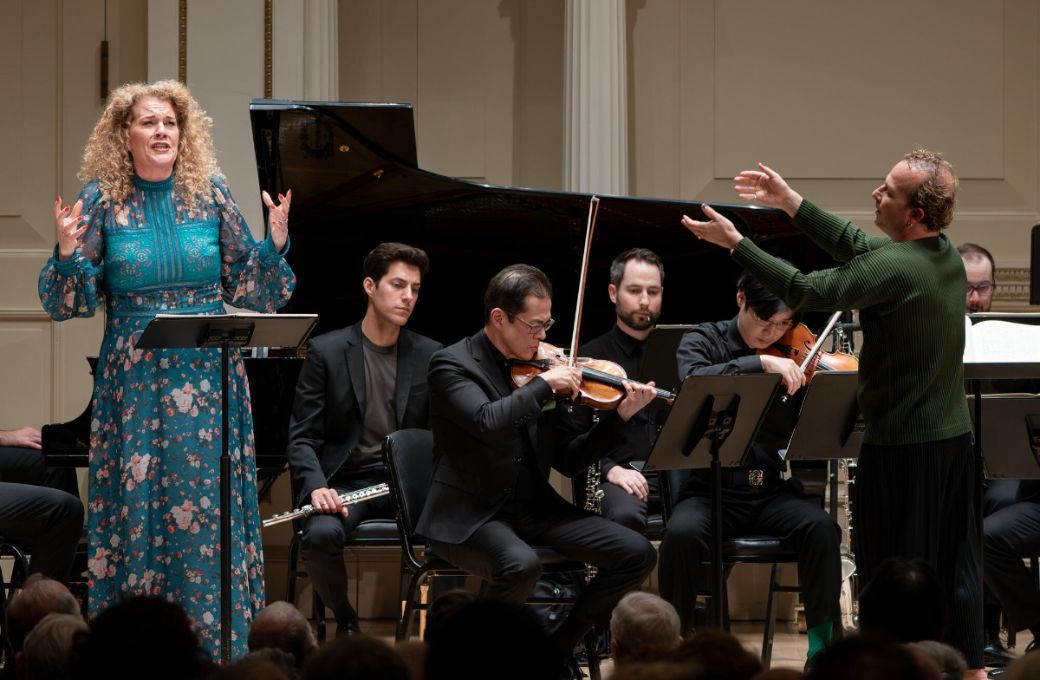 Michelle DeYoung, Yannick Nézet-Séguin and the Met Orchestra Chamber Ensemble © Jennifer Taylor