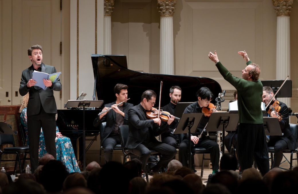 Ben Bliss, Yannick N&eacute;zet-S&eacute;guin and the Met Orchestra Chamber Ensemble &copy; Jennifer Taylor