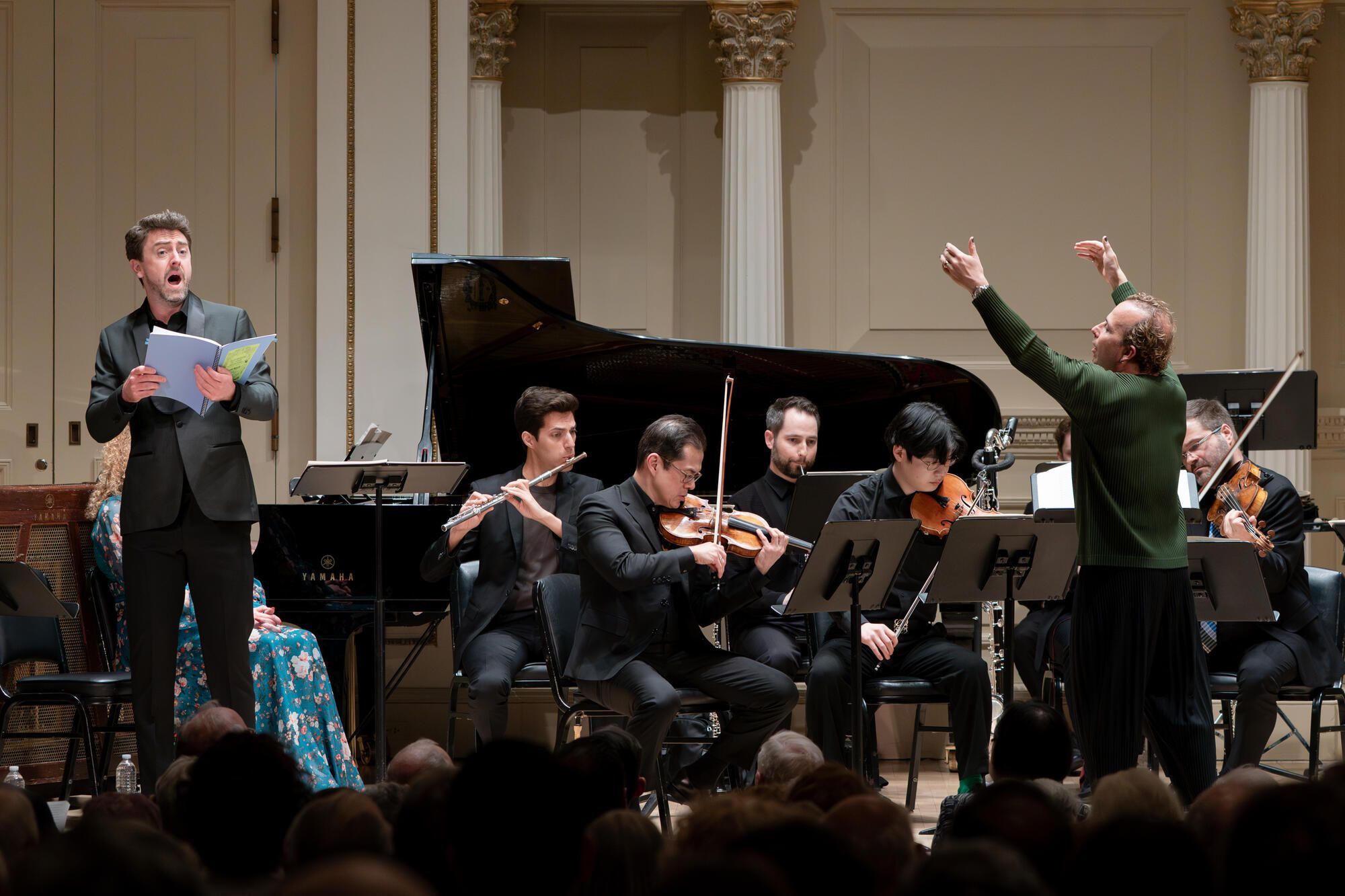 Ben Bliss, Yannick Nézet-Séguin and the Met Orchestra Chamber Ensemble &copy; Jennifer Taylor