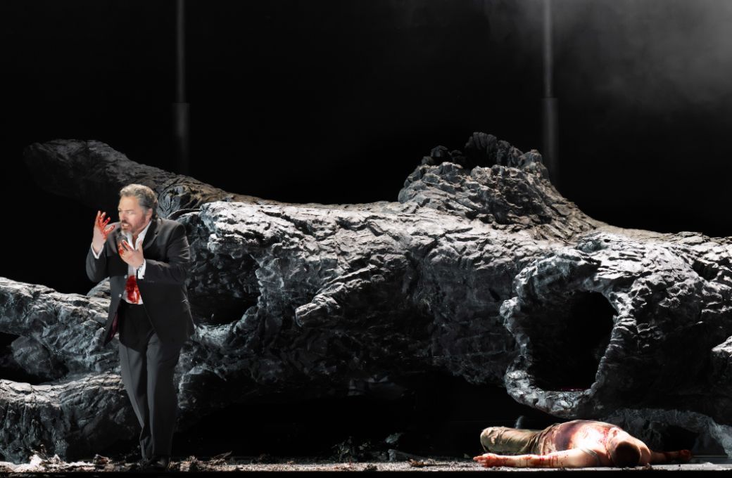 Christopher Maltman (Wotan) and Stanislas de Barbeyrac (Siegmund) &copy; RBO | Monika Rittershaus