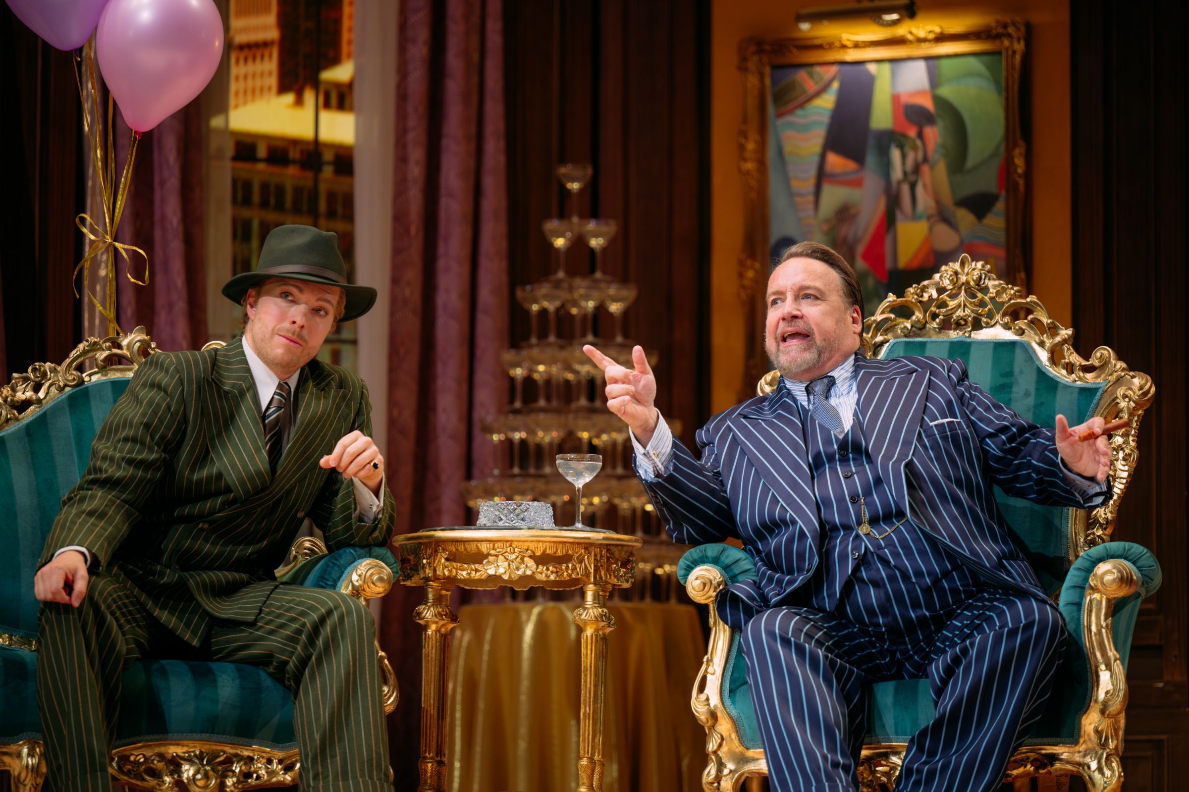 Alex Otterburn (Danilo) and Henry Waddington (Don Zeta) &copy; Mihaela Bodlovic