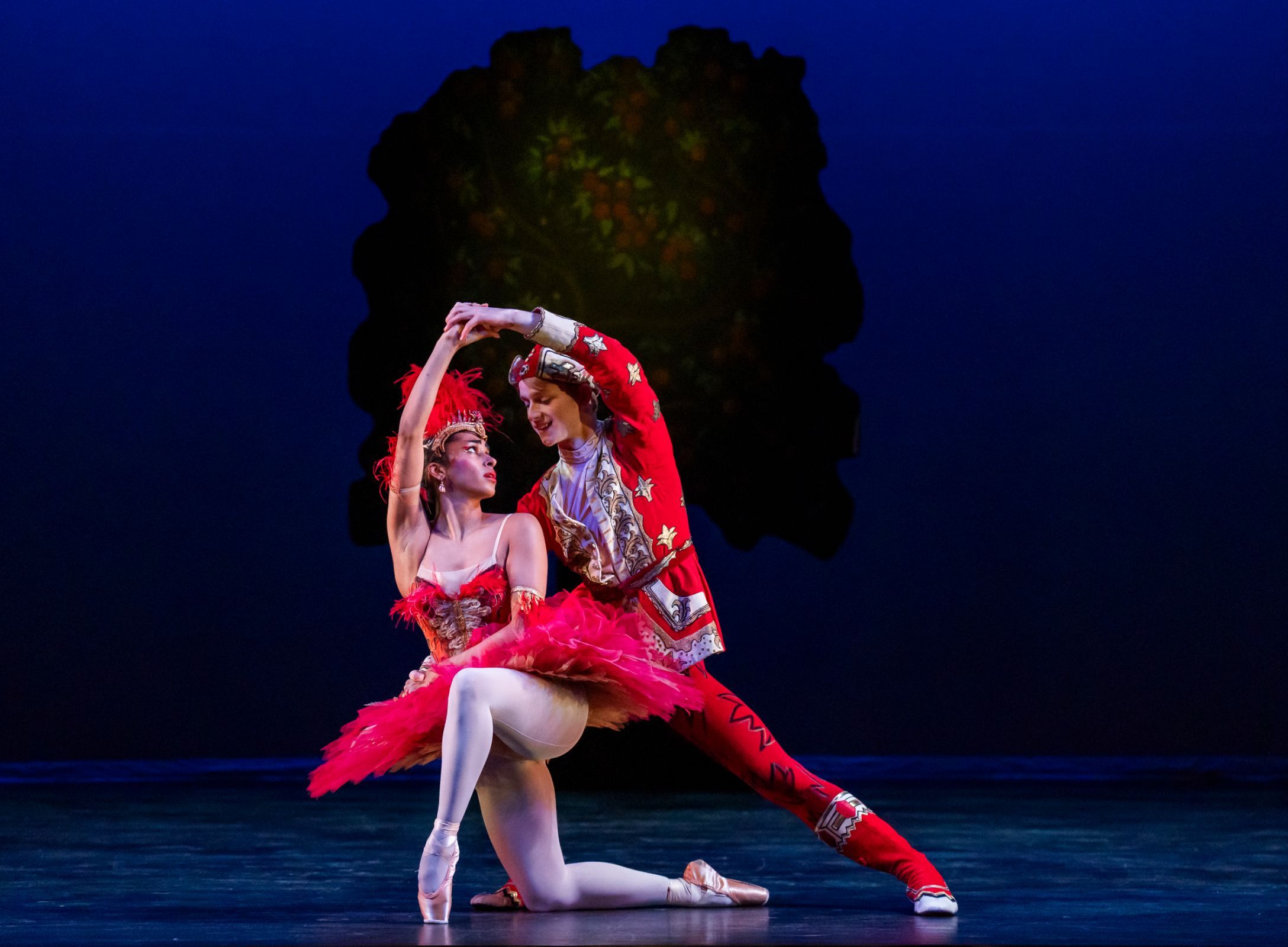 Alexandra Manuel (Firebird) and Marlo Kempsey-Fagg (Prince Ivan) in <i>The Firebird</i> &copy; Tristram Kenton