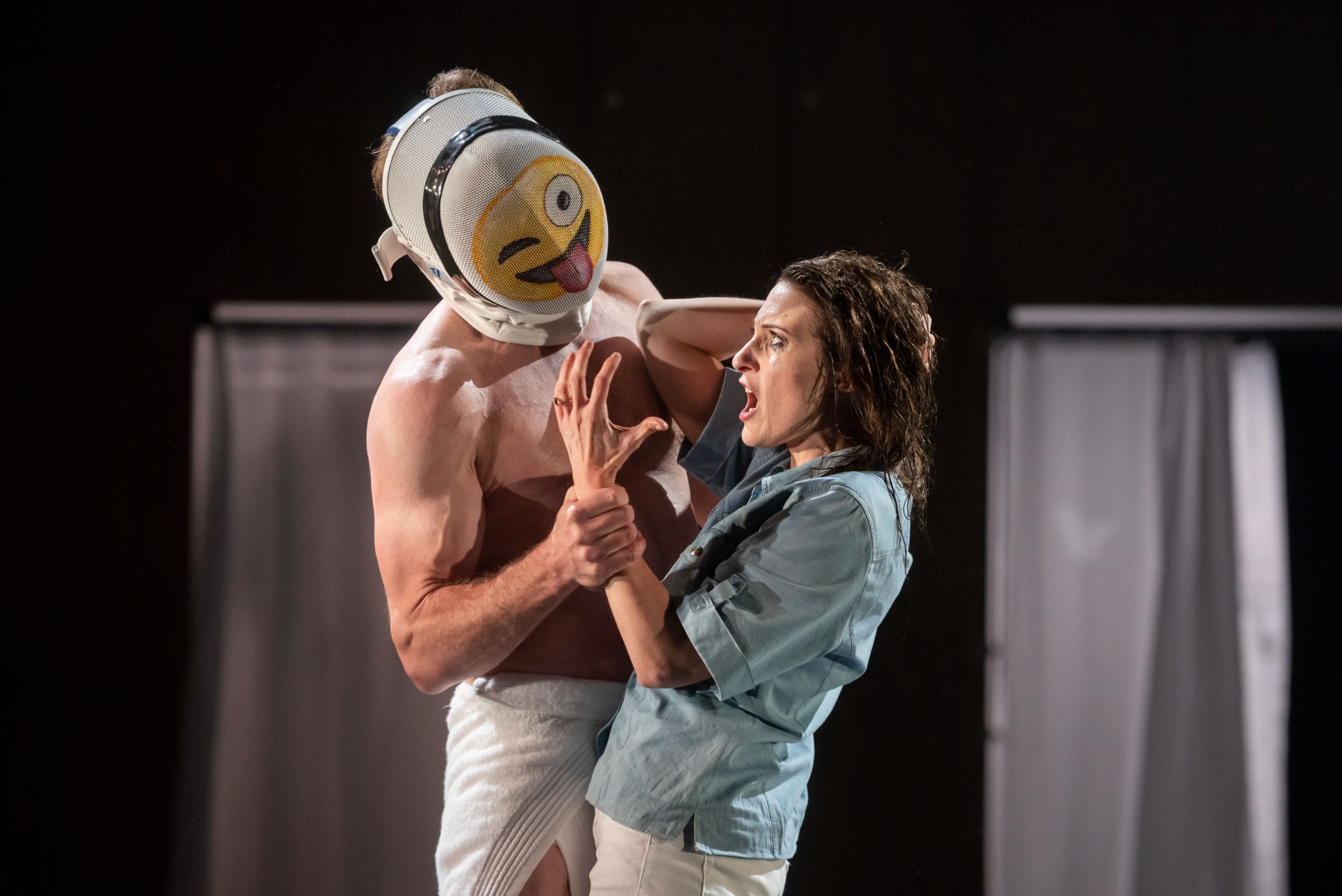 Ivan Ludlow (Don Giovanni) and Claire Egan (Donna Anna) &copy; Matthew Williams-Ellis