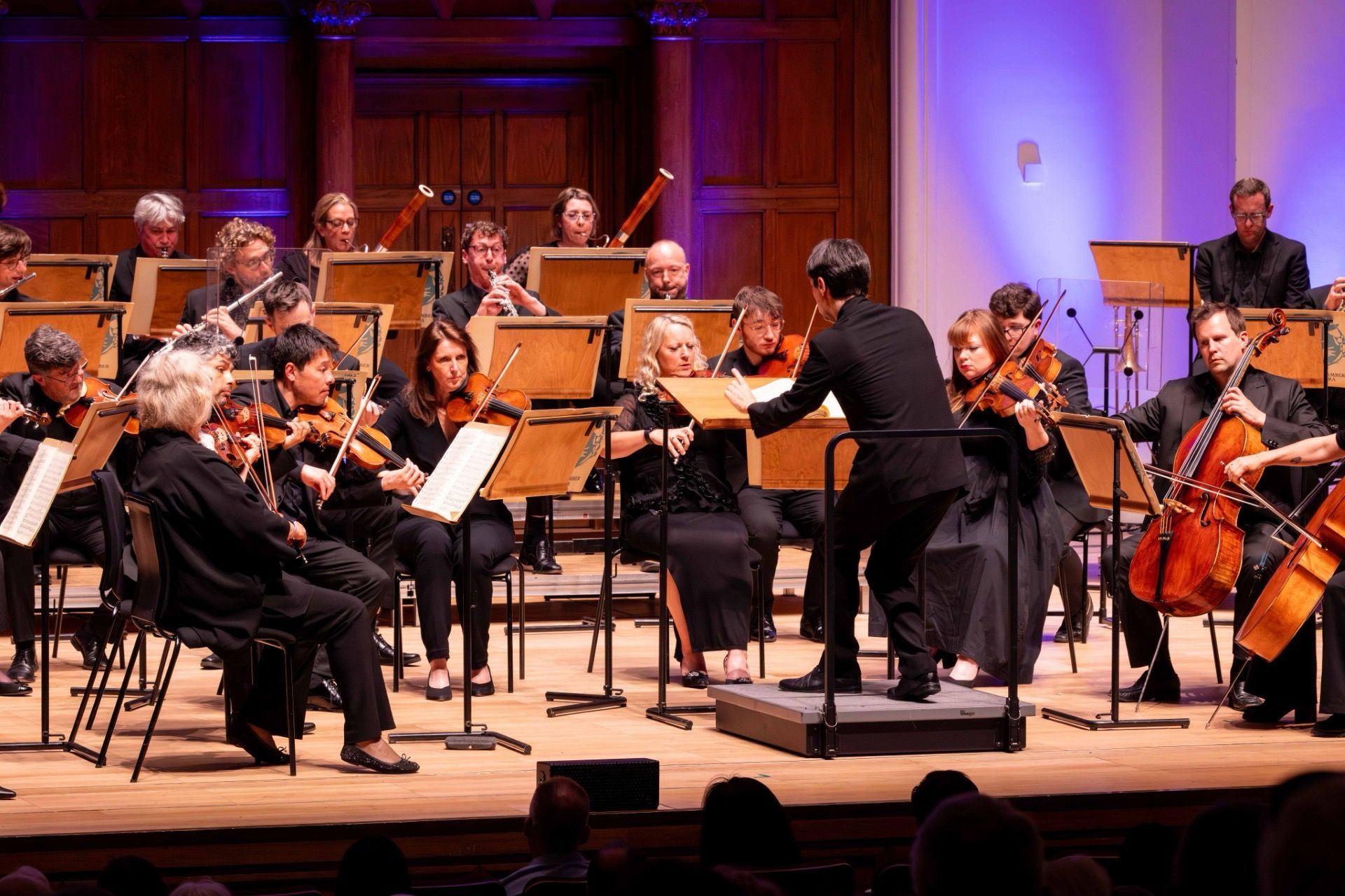 Roberto Forés Veses conducts the English Chamber Orchestra &copy; Colin Sheen