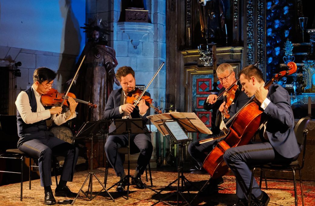Qutuor Diotima en la Iglesia de las Capuchinas &copy; Festival Resis