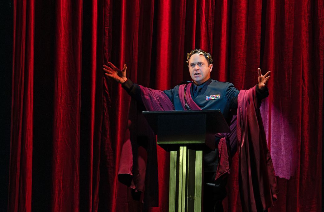 Paul Appleby (Caesar) &copy; Karen Almond | Met Opera