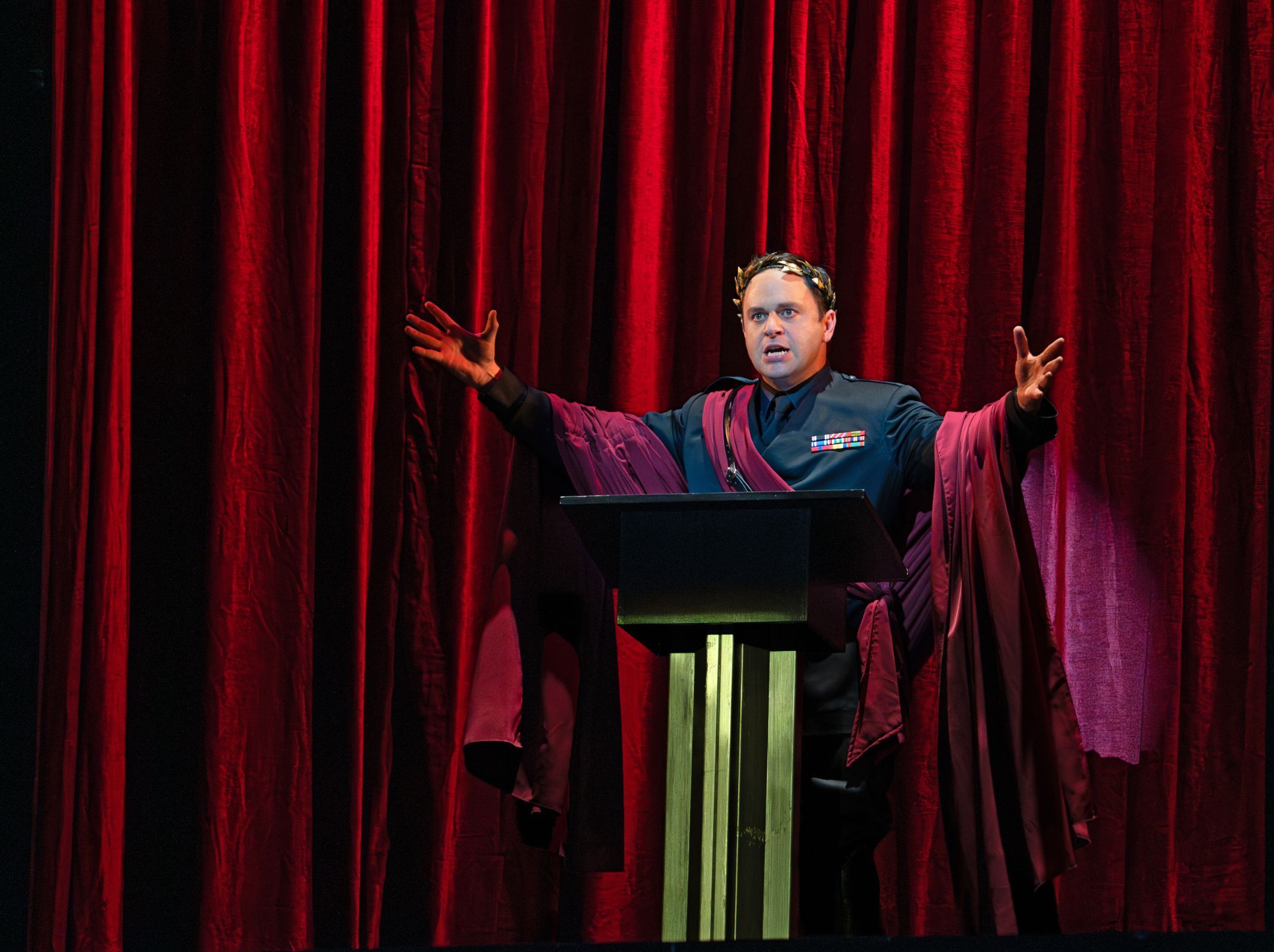 Paul Appleby (Caesar) &copy; Karen Almond | Met Opera