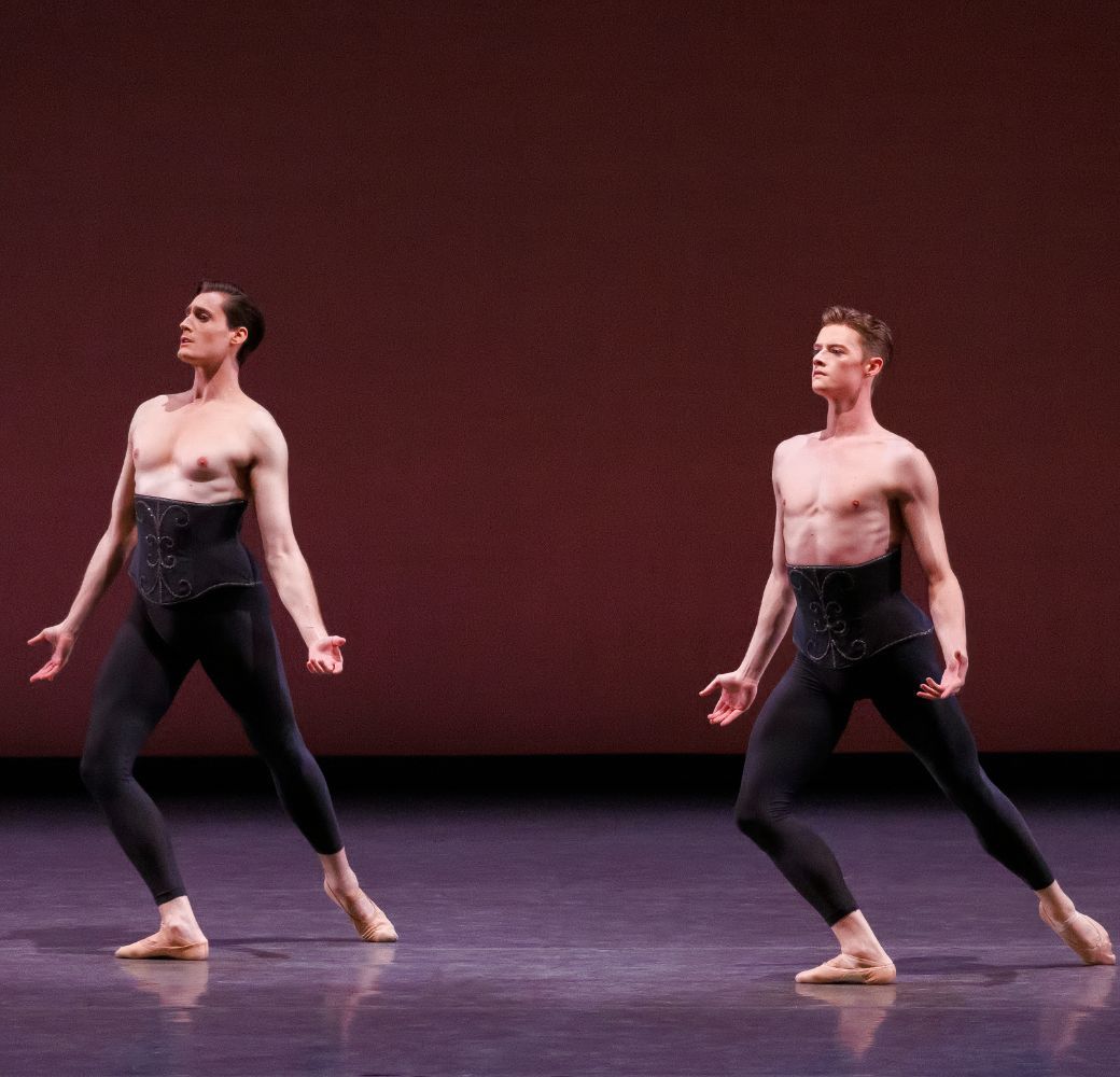 Aar&oacute;n Sanz and Jules Mabie in Caili Quan's <i>Beneath the Tides</i> &copy; Erin Baiano