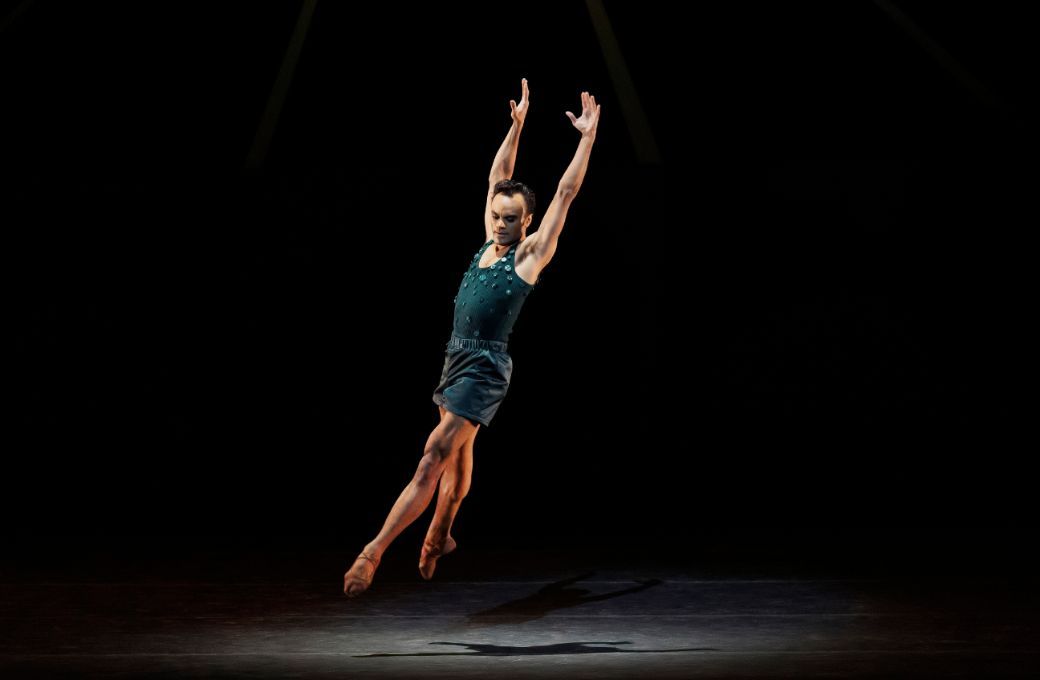 Taylor Stanley in Justin Peck's <i>Mystic Familiar</i> &copy; Erin Baiano