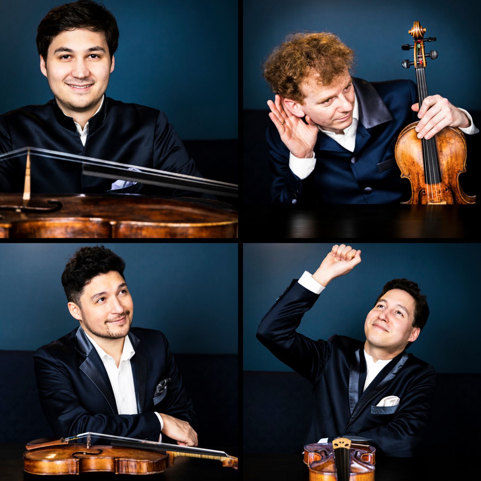 Clockwise from top left: Mark Schumann, Veit Hertenstein, Ken Schumann, Erik Schumann &copy; Eva Maria Richter