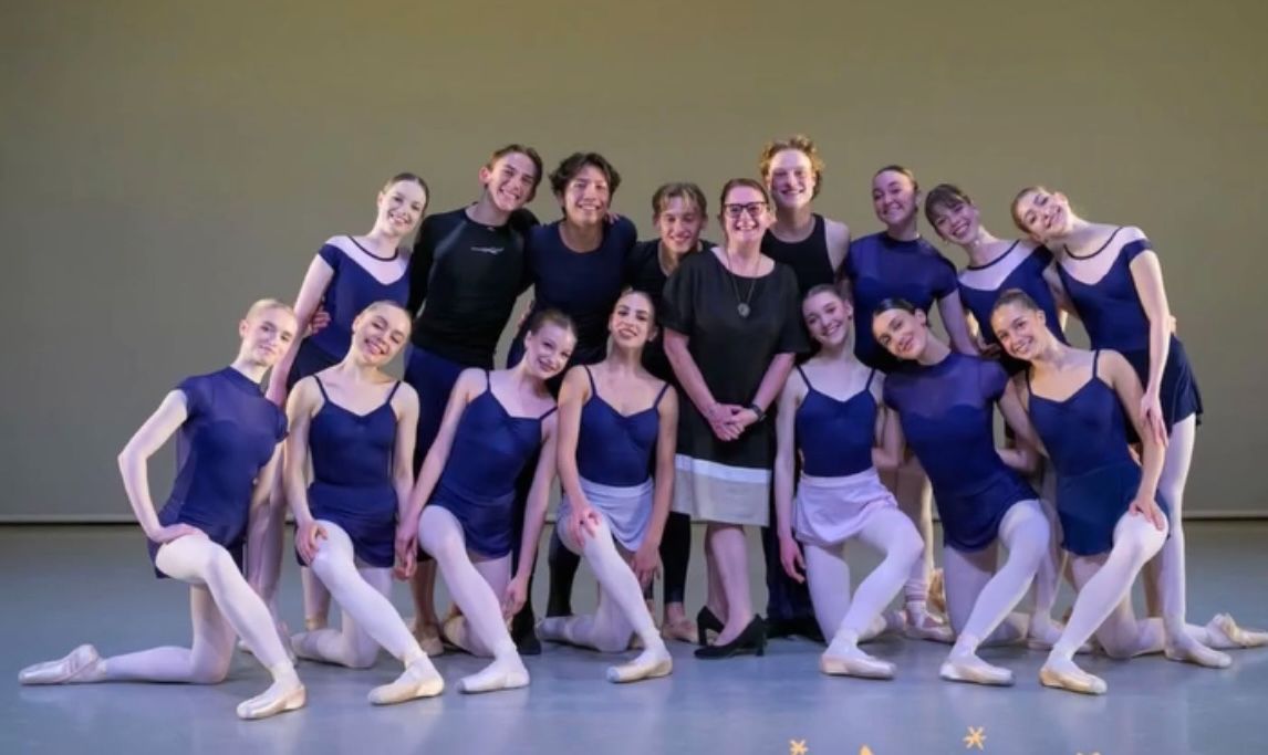 The finalists with Julie Bowers, GradPro 2025 &copy; Drew Tommons