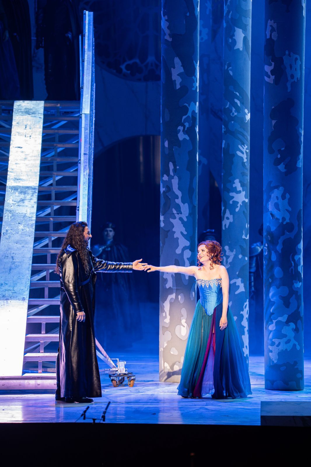 Juraj Hollý (Leicester) and Orsolya Sáfar (Maria Stuarda) &copy; Valter Berecz | Hungarian State Opera