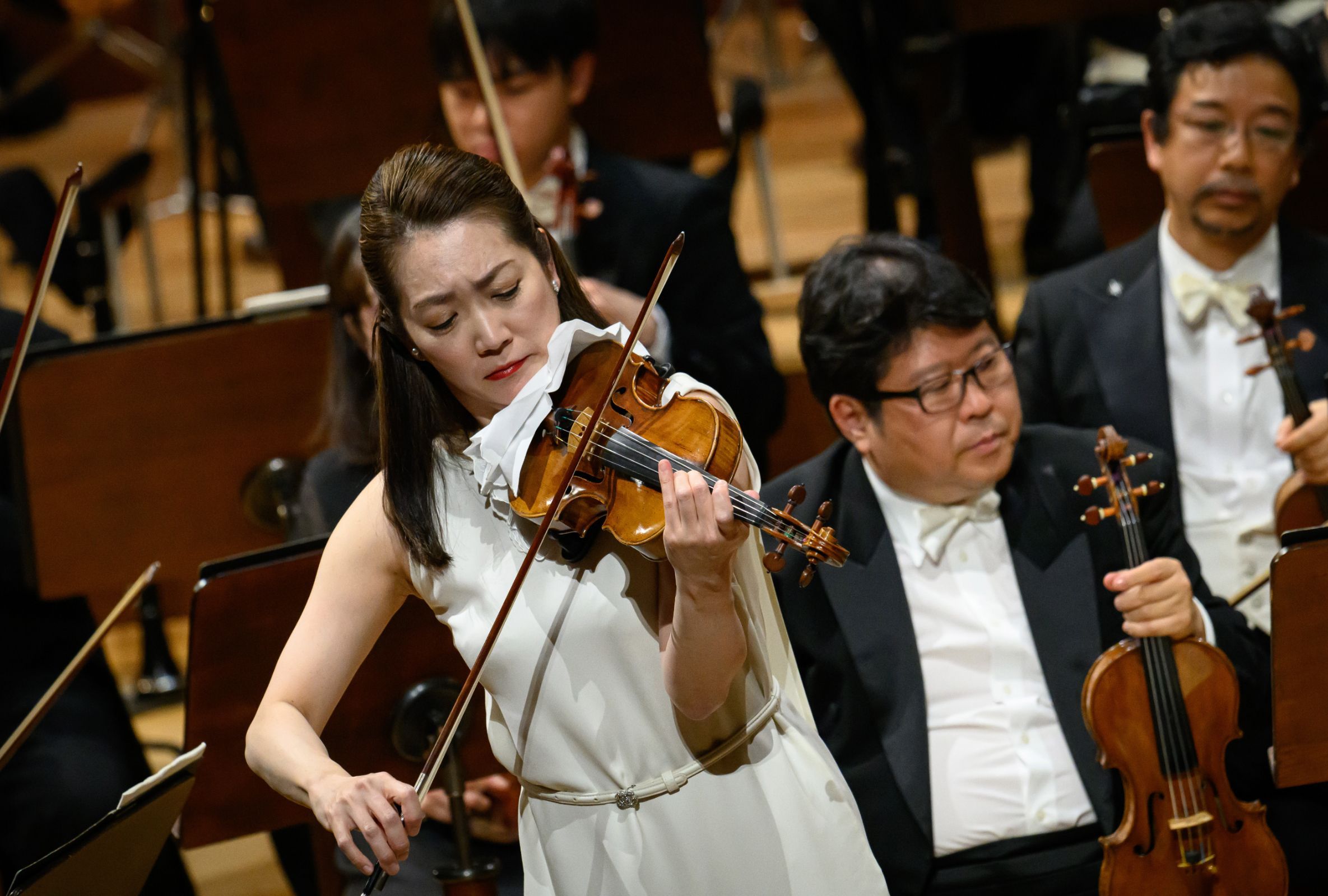 Akiko Suwanai and the NHK Symphony Orchestra, Tokyo © Prague Spring Festival | Petra Hajská