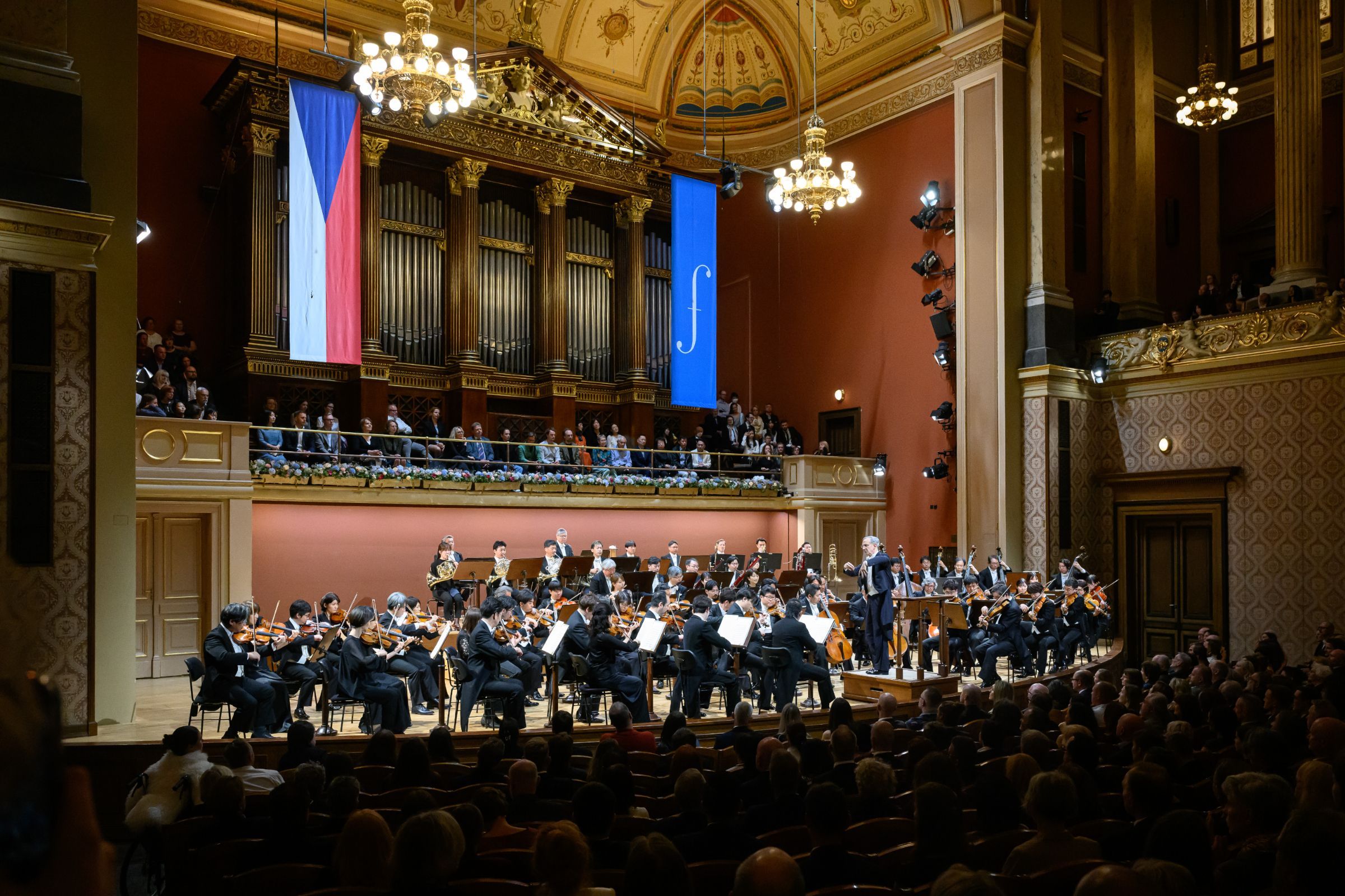Fabio Luisi conducts the NHK Symphony Orchestra, Tokyo © Prague Spring Festival | Petra Hajská