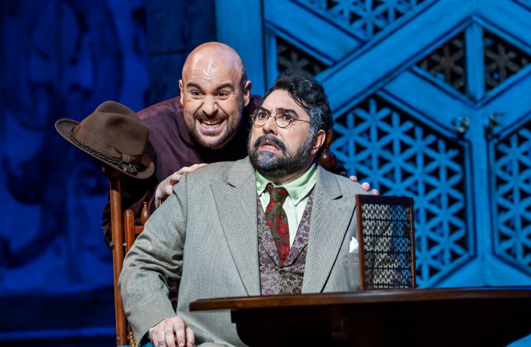 Alessio Cacciamani (Don Basilio) and Fabio Capitanucci (Dr Bartolo) &copy; Glyndebourne Productions Ltd | Tristram Kenton
