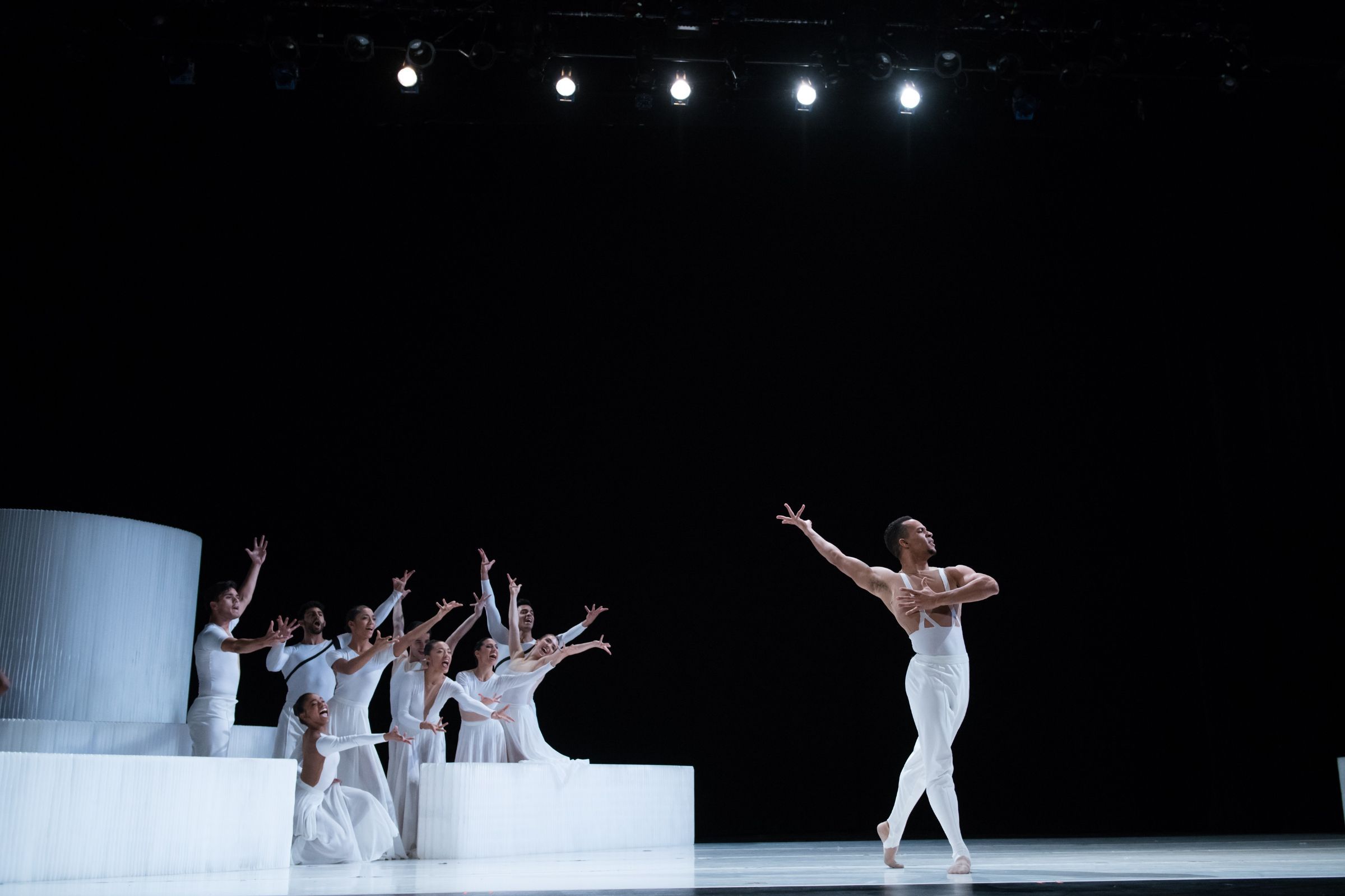 Ballet Hispánico and Amir J. Baldwin as Don José in Gustavo Ramírez Sansano's <i>CARMEN.maquia</i> &copy; Paula Lobo
