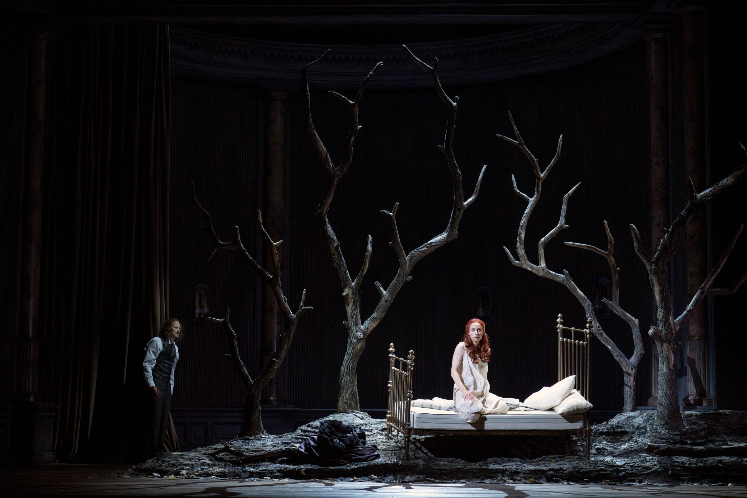Daniel Johansson (Parsifal) and Kristina Stanek (Kundry) &copy; Glyndebourne Productions Ltd | Photo: Richard Hubert Smith