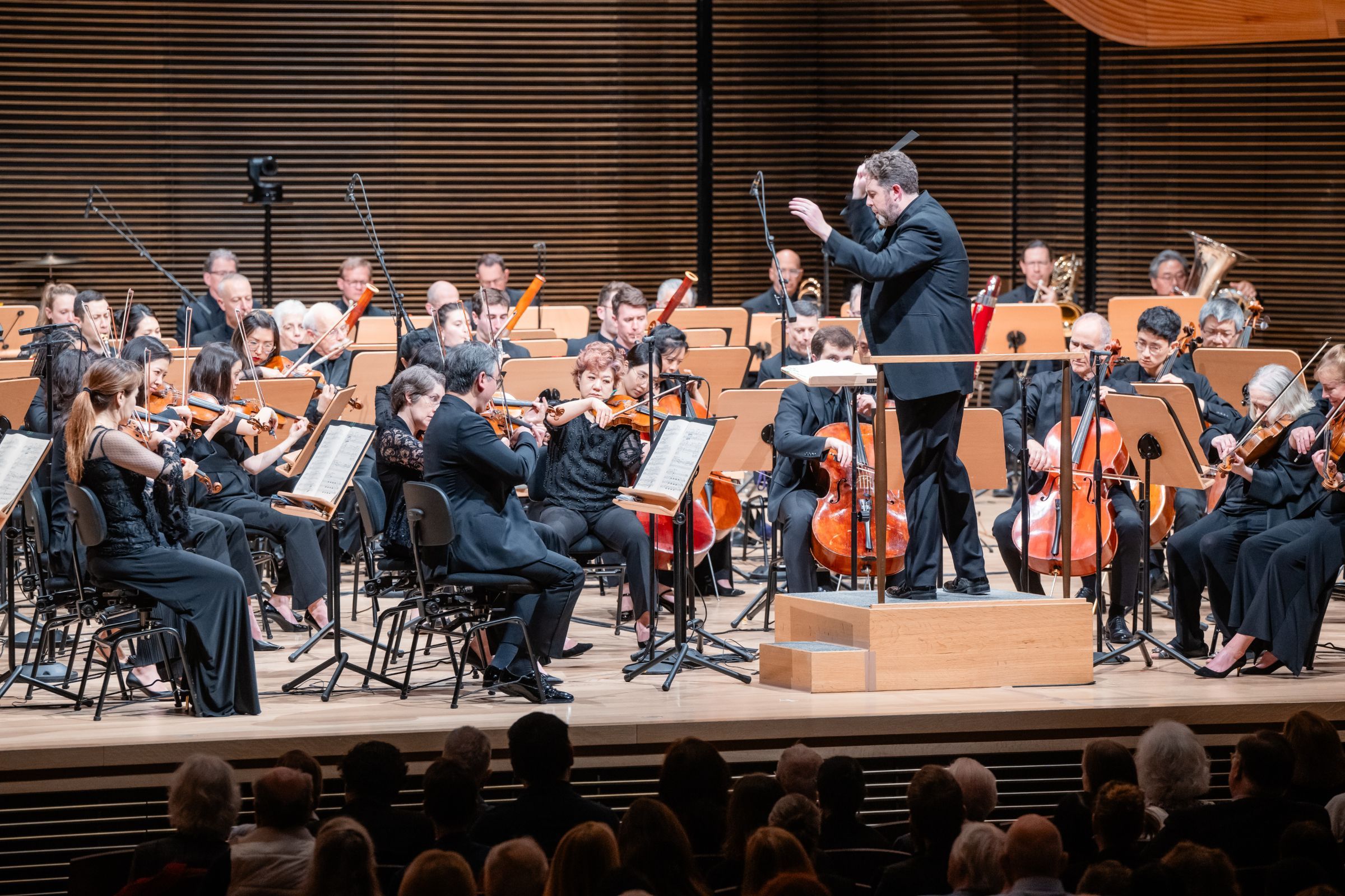 Brett Mitchell conducts the New York Philharmonic &copy; Brandon Patoc