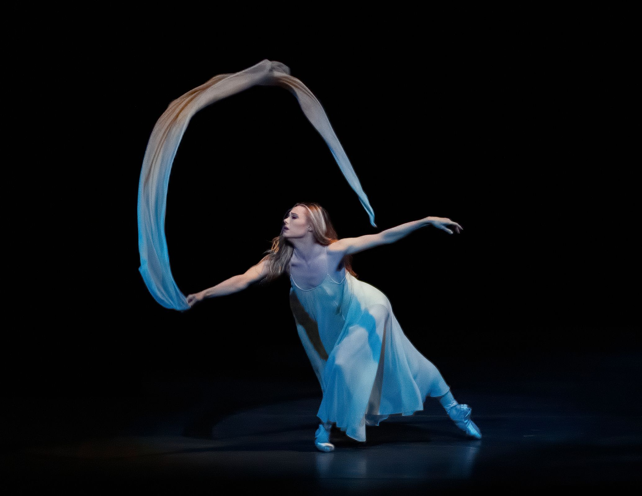 Sara Mearns in Balanchine's <i>Pavane</i> &copy; Erin Baiano