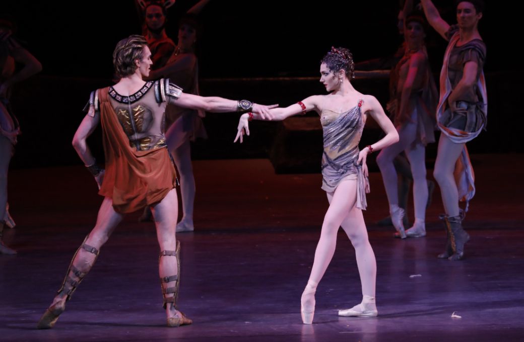 Denis Rodkin (Spartacus) and Svetlana Zakharova (Aegina) &copy; Damir Yusupov