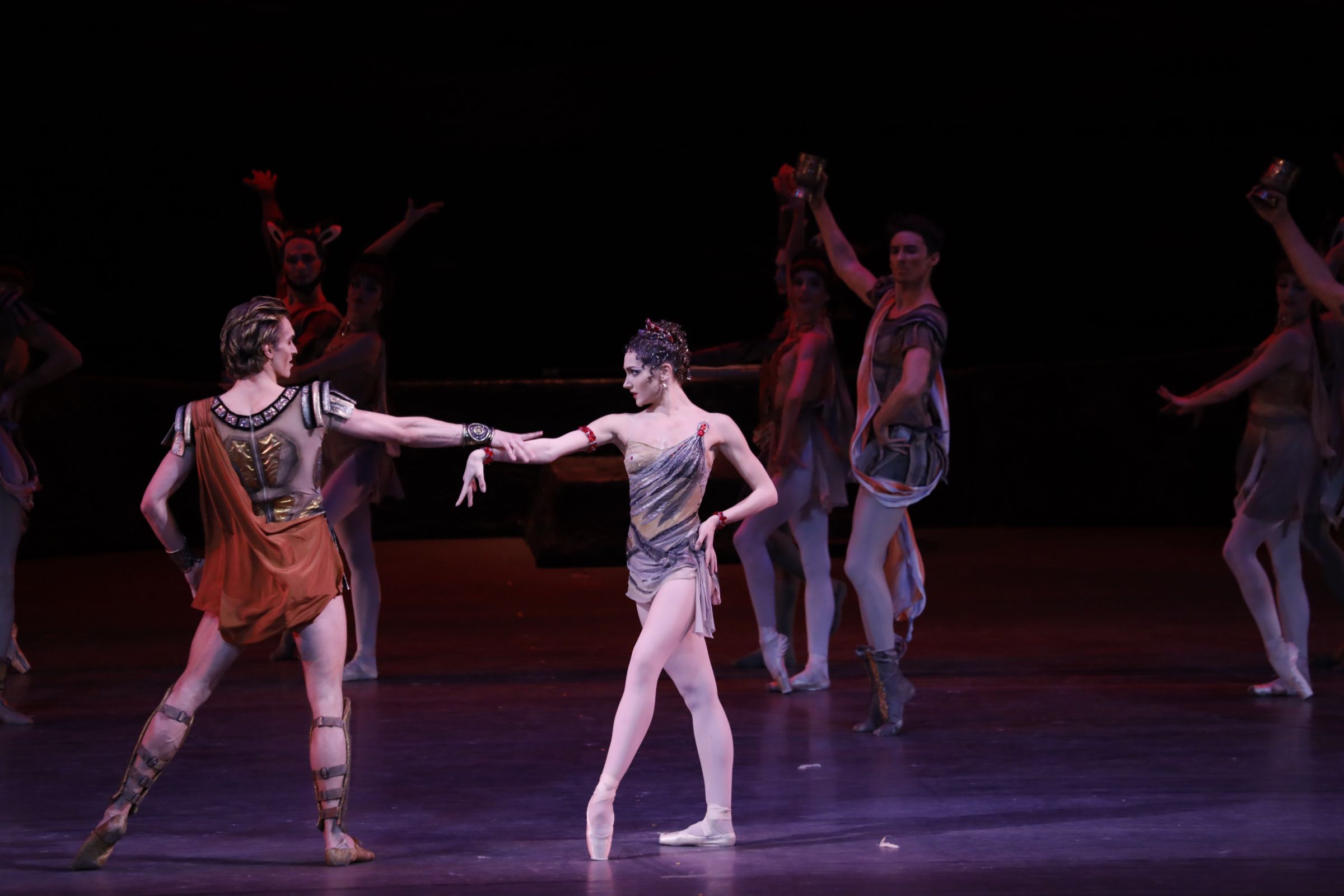 Denis Rodkin (Spartacus) and Svetlana Zakharova (Aegina) &copy; Damir Yusupov
