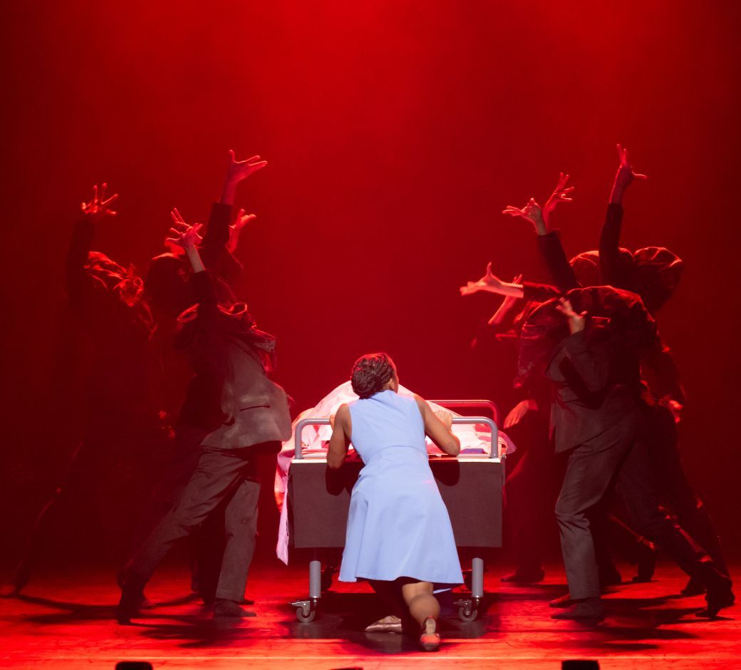 Isabela Coracy and Ballet Black Company in Cassa Pancho's <i>My Sister, The Serial Killer</i> © Photography by ASH