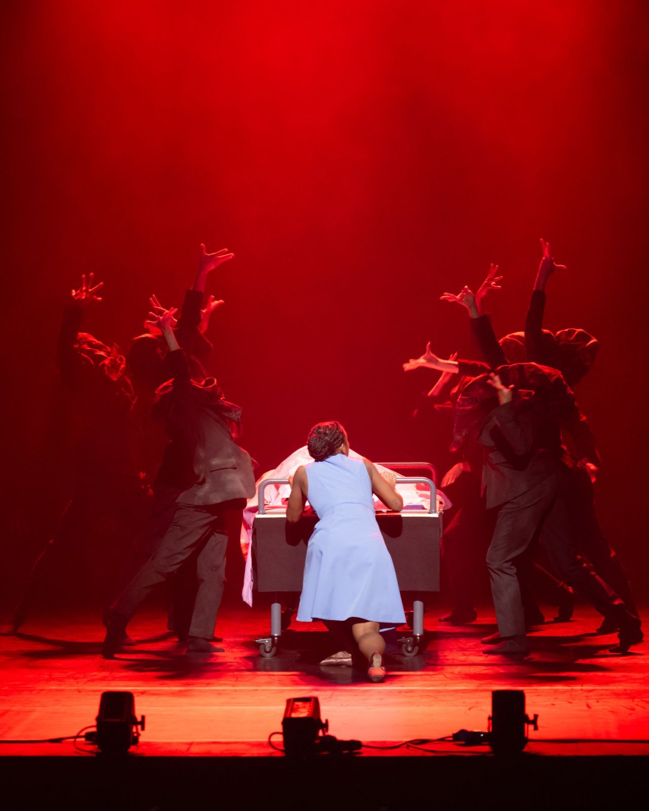 Isabela Coracy and Ballet Black Company in Cassa Pancho's <i>My Sister, The Serial Killer</i> © Photography by ASH