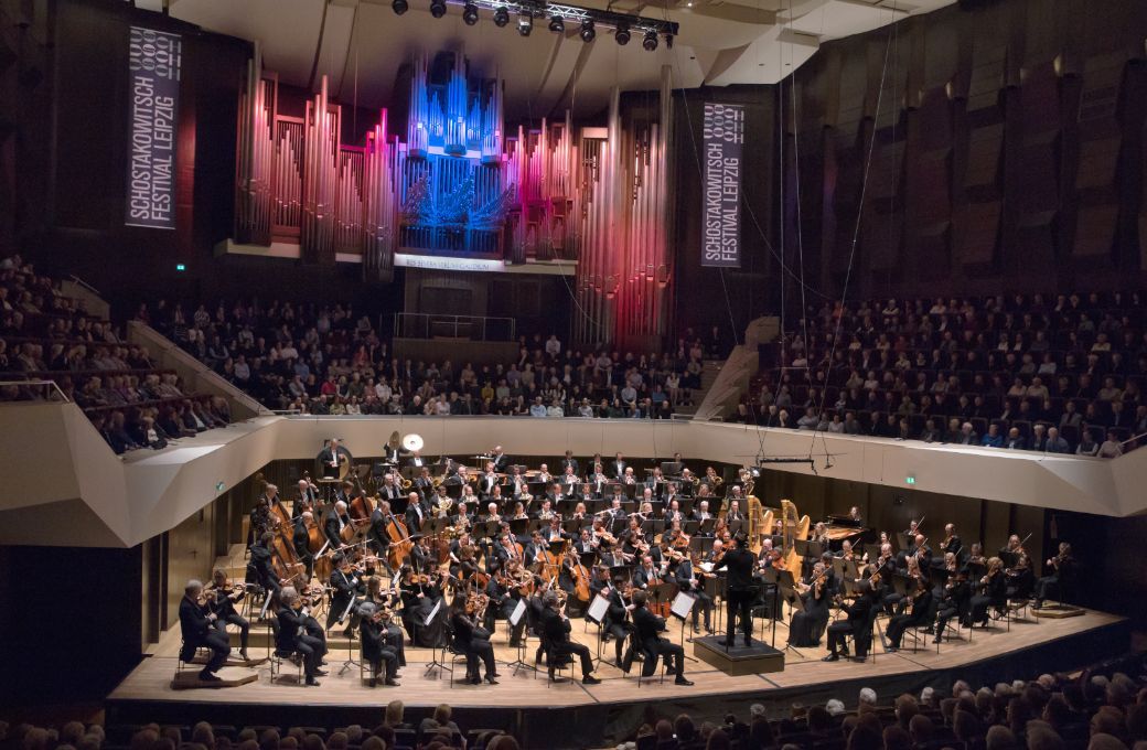 The Gewandhaus and Boston Symphony share the stage &copy; Gert Mothes