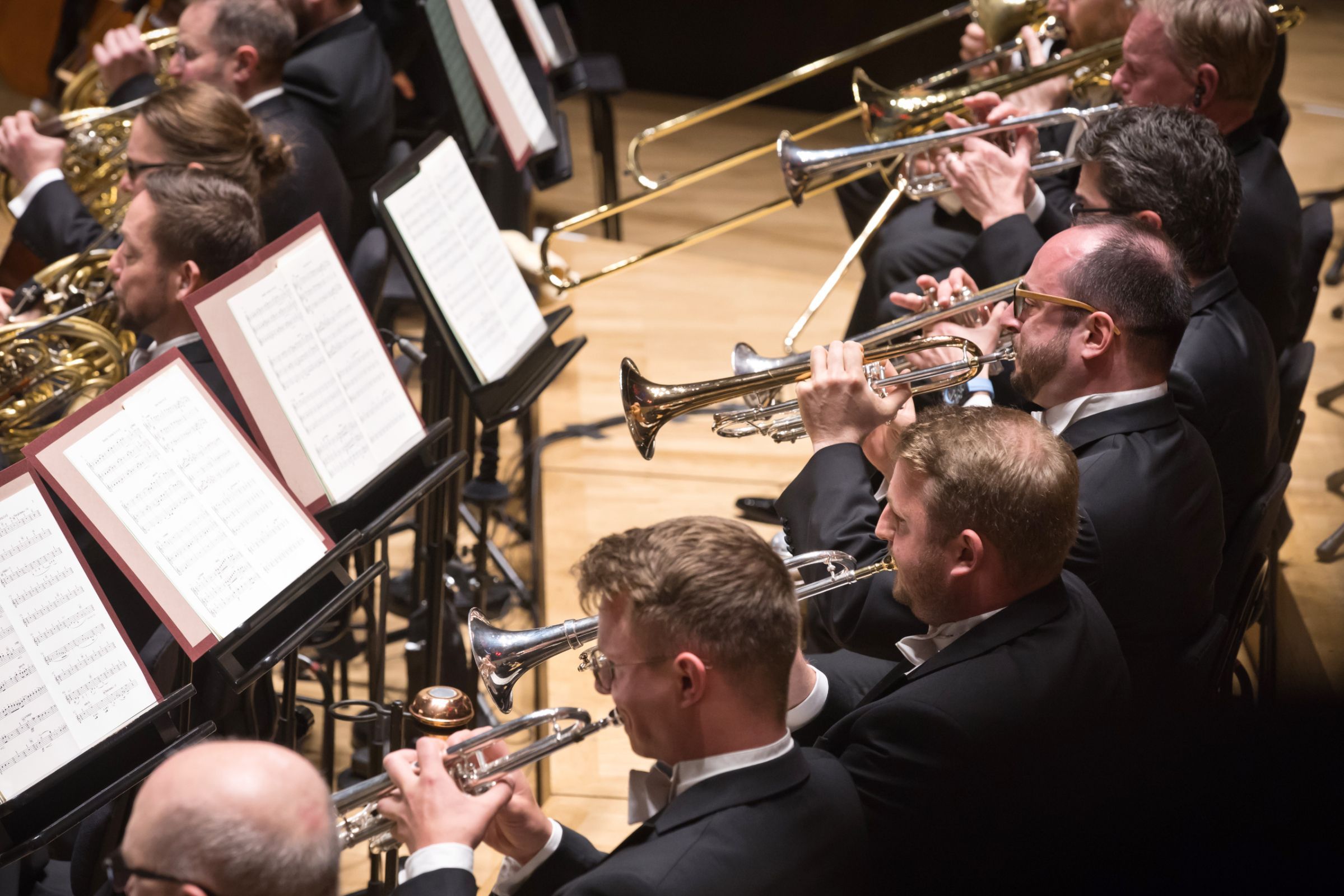 The Gewandhaus and Boston Symphony brass &copy; Gert Mothes