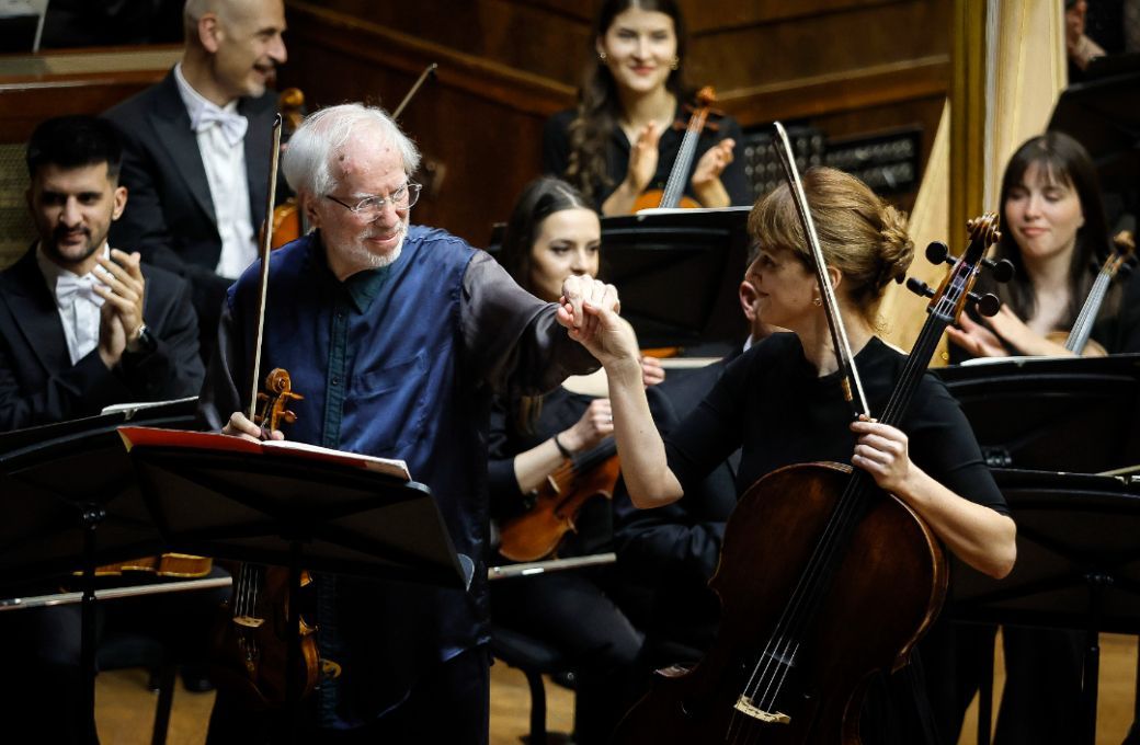 Gidon Kremer and Giedrė Dirvanauskaitė © Marko Djokovic | Belgrade Philharmonic