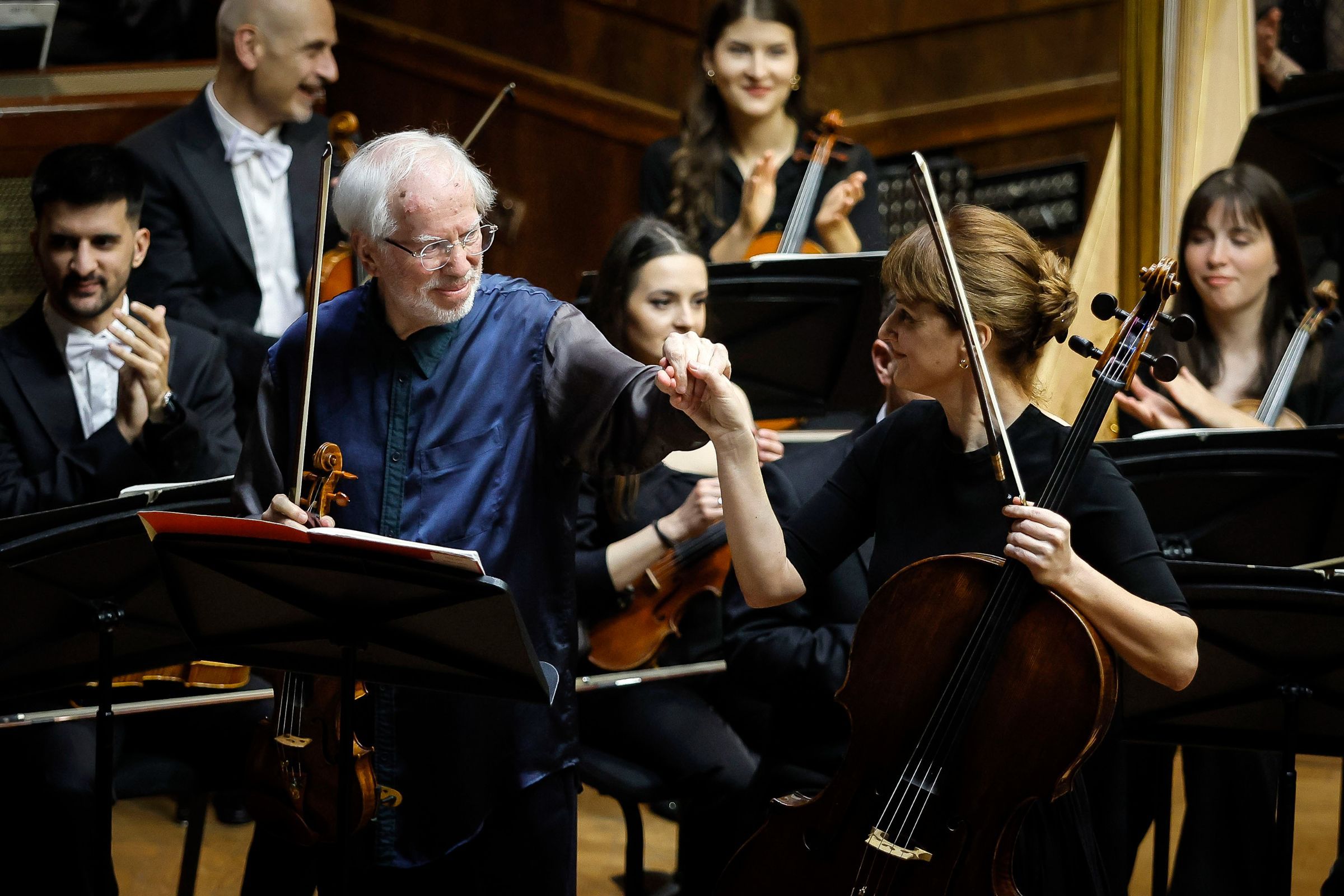 Gidon Kremer and Giedrė Dirvanauskaitė &copy; Marko Djokovic | Belgrade Philharmonic