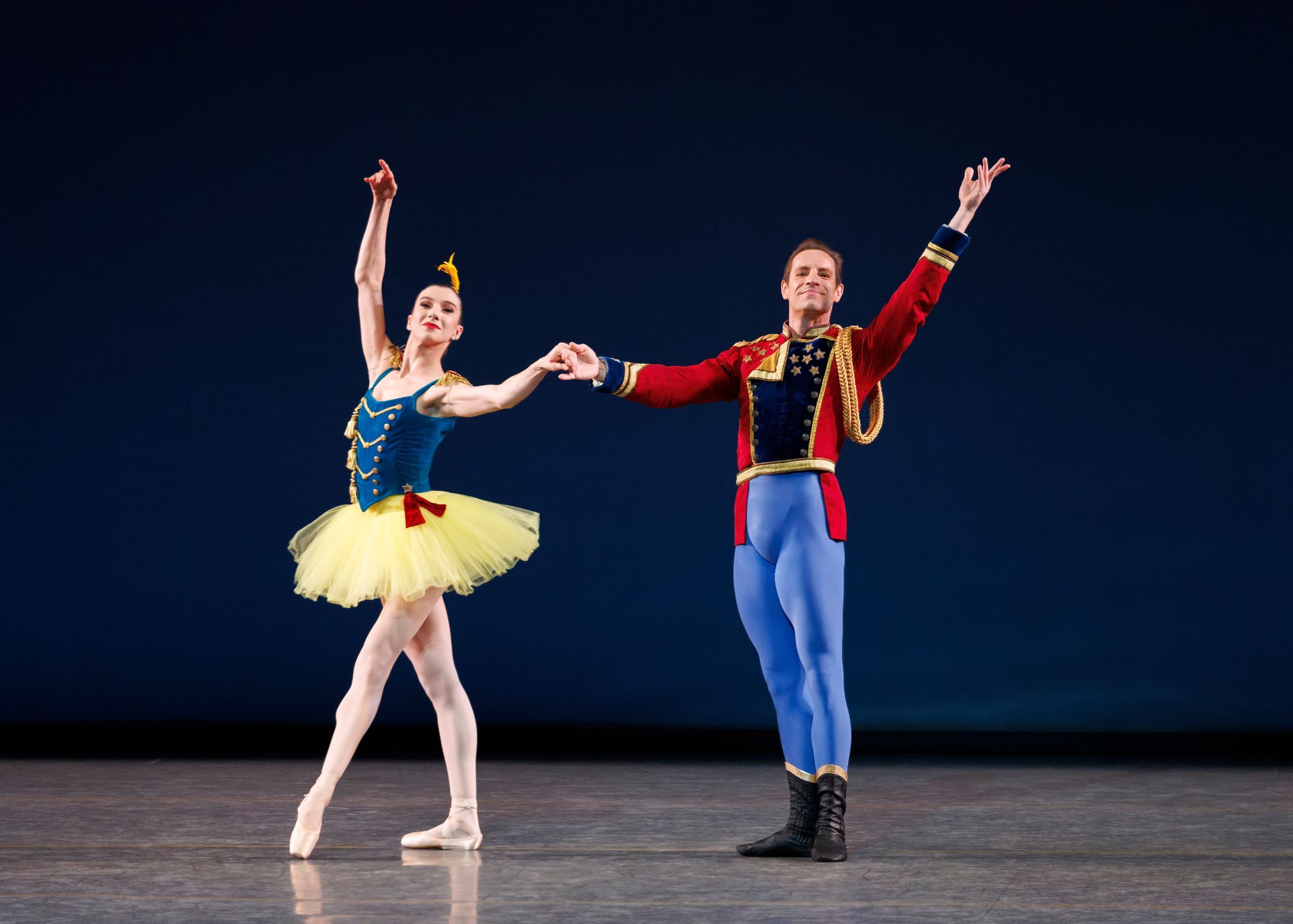 Ashley Hod and Andrew Veyette in George Balanchine's <i>Stars and Stripes</i> © Erin Baiano