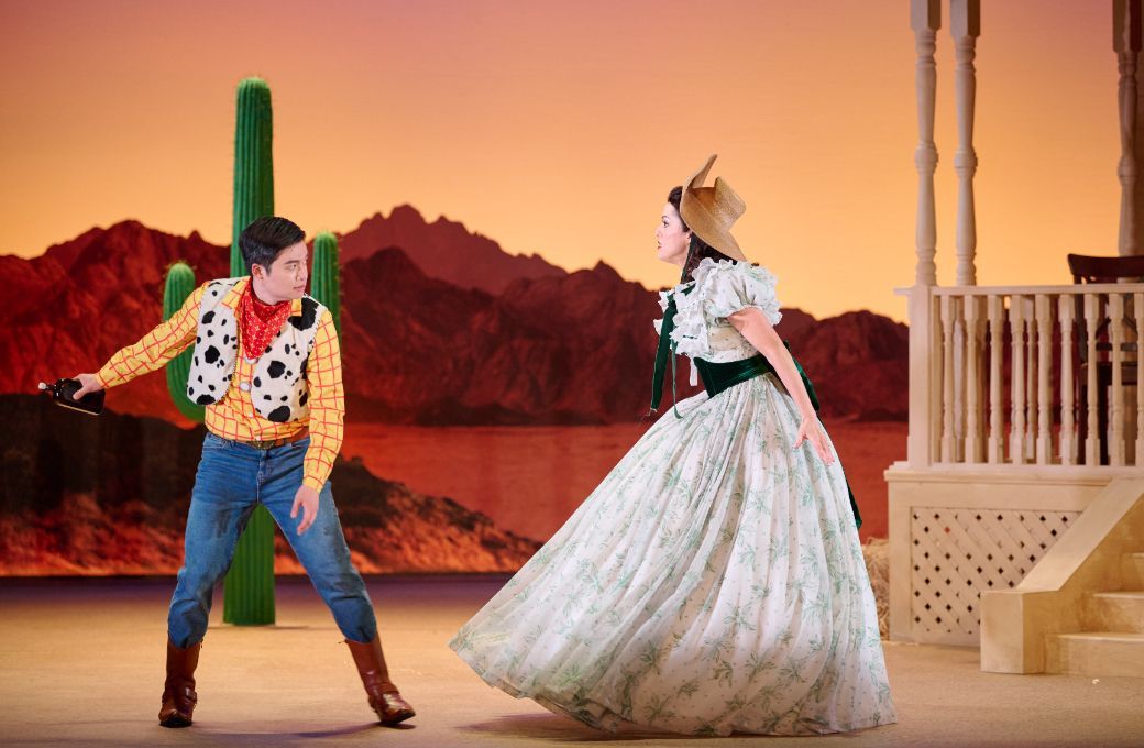 Duke Kim (Nemorino) and Claudia Boyle (Adina) © Ros Kavanagh