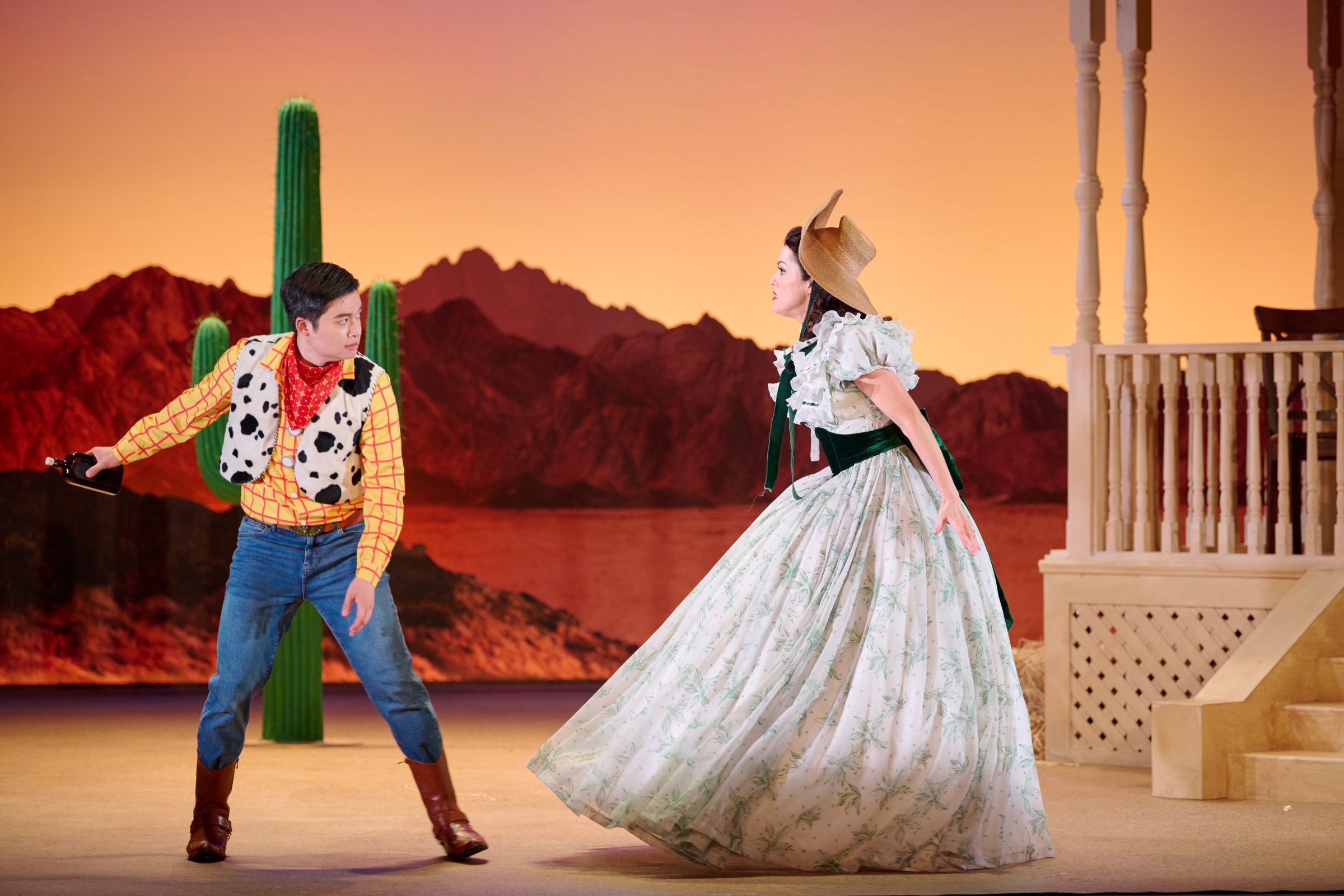 Duke Kim (Nemorino) and Claudia Boyle (Adina) © Ros Kavanagh