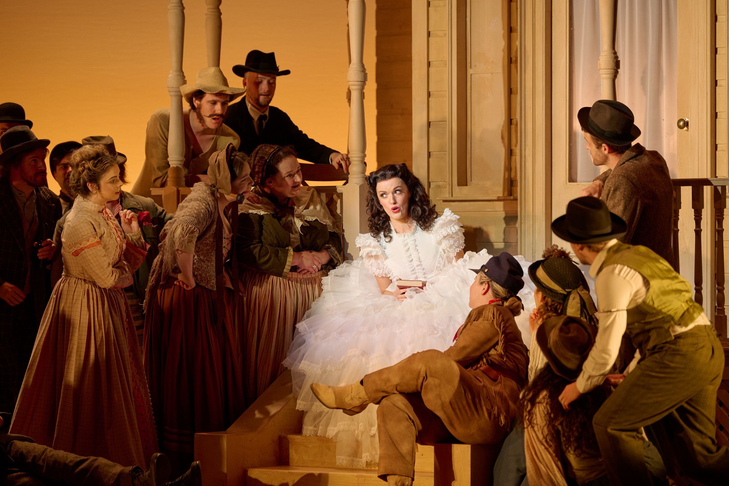 Claudia Boyle (Adina) and INO Chorus © Ros Kavanagh