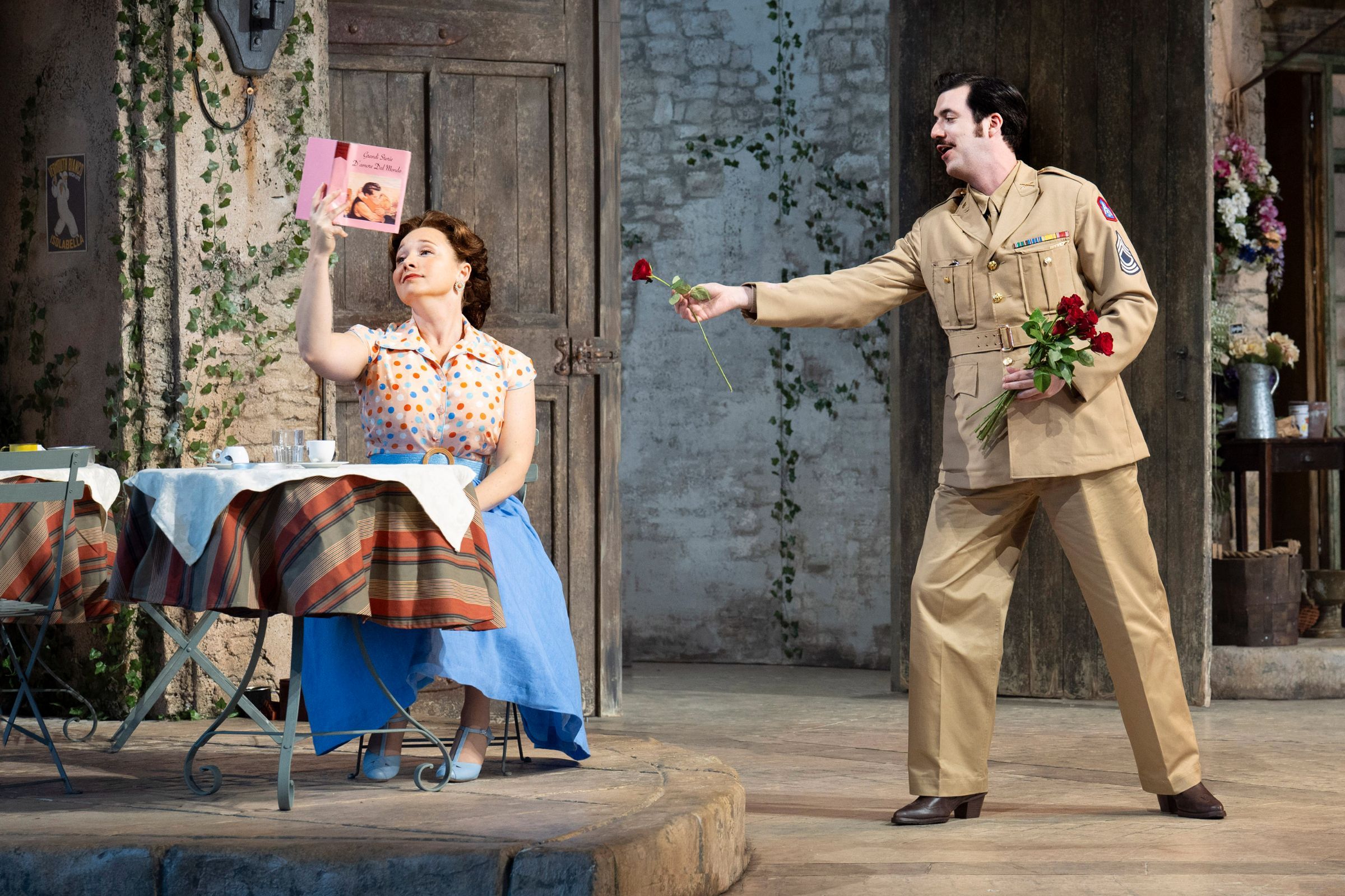 Madison Leonard (Adina) and Carles Pachón (Belcore) &copy; Richard Hubert Smith