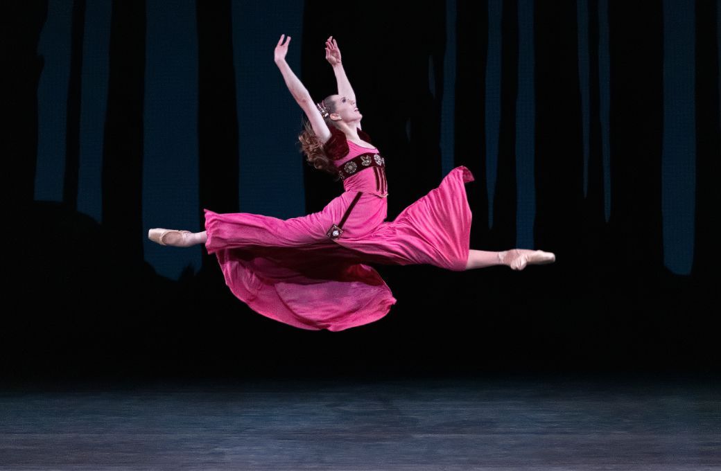 Isabella LaFreniere as Helena in George Balanchine's <i>A Midsummer Night's Dream</i> &copy; Erin Baiano