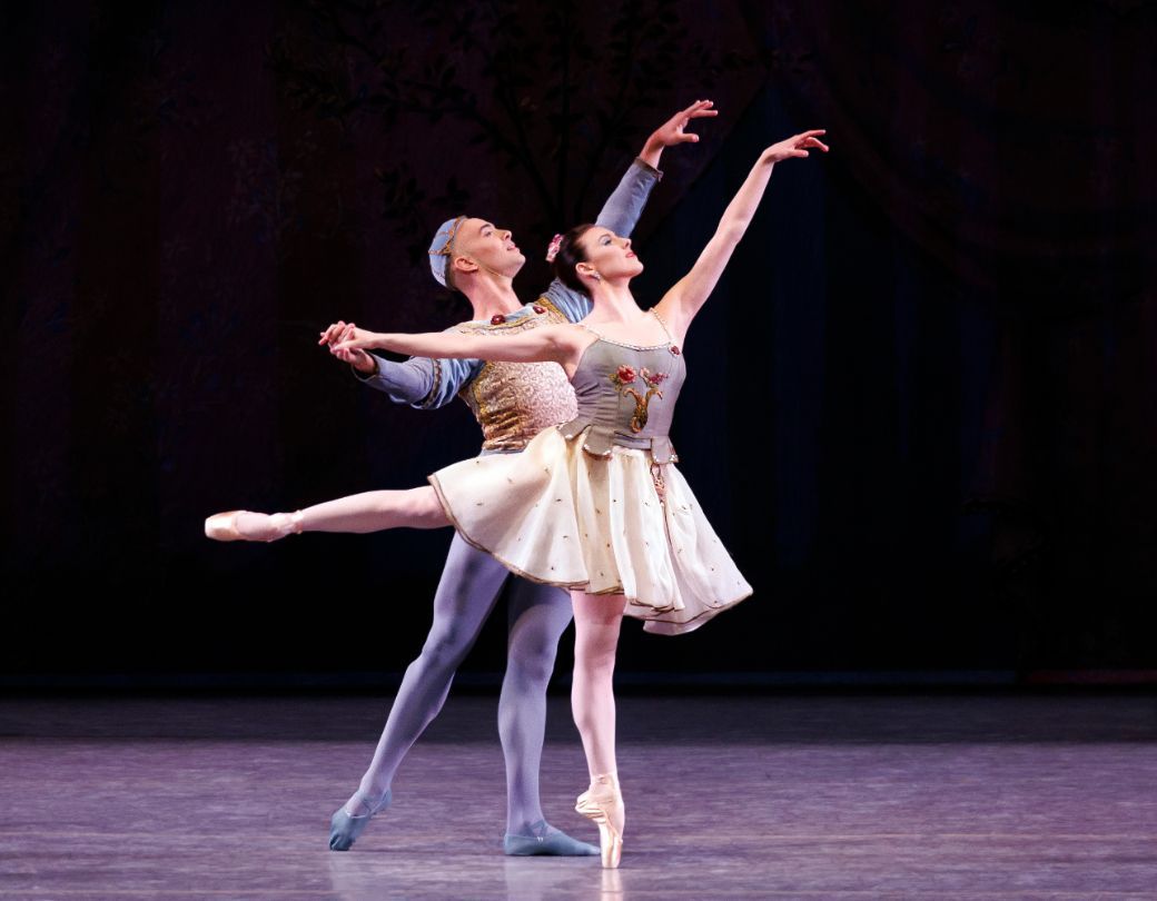 Tiler Peck and Tyler Angle in George Balanchine's <i>A Midsummer Night's Dream</i> &copy; Erin Baiano