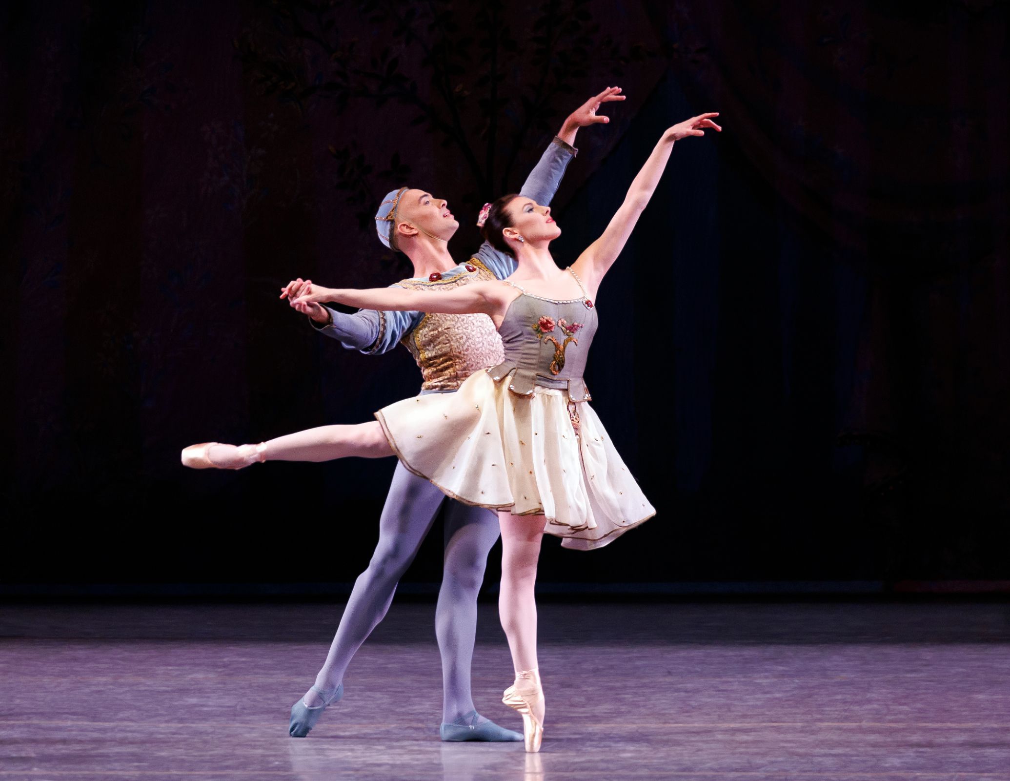Tiler Peck and Tyler Angle in George Balanchine's <i>A Midsummer Night's Dream</i> &copy; Erin Baiano