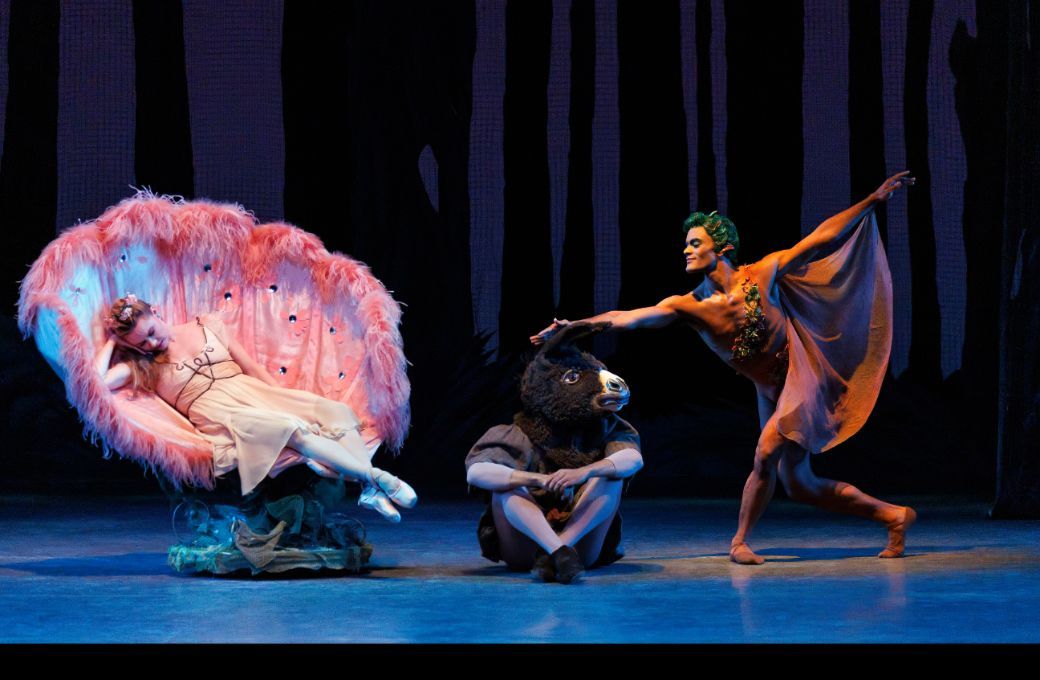 Sara Mearns, Preston Chamblee and Taylor Stanley in <i>A Midsummer Night's Dream</i> &copy; Erin Baiano