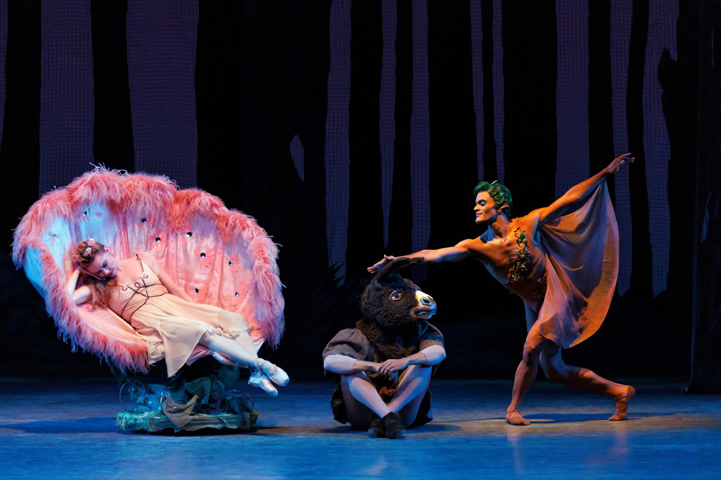 Sara Mearns, Preston Chamblee and Taylor Stanley in <i>A Midsummer Night's Dream</i> &copy; Erin Baiano