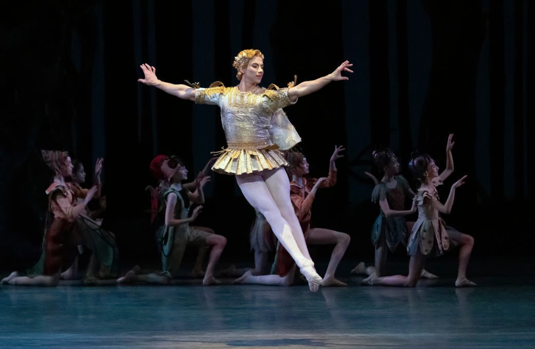 Roman Mejia as Oberon in George Balanchine's <i>A Midsummer Night's Dream</i> &copy; Erin Baiano