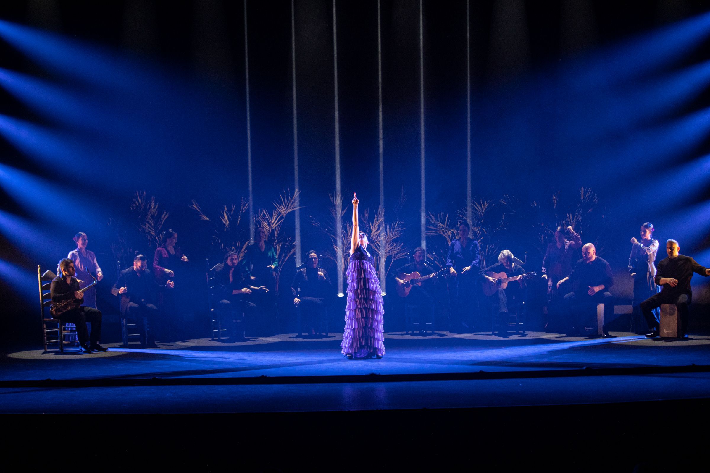 Sara Baras and the company in <i>Vuela</i> © Sofia Wittert