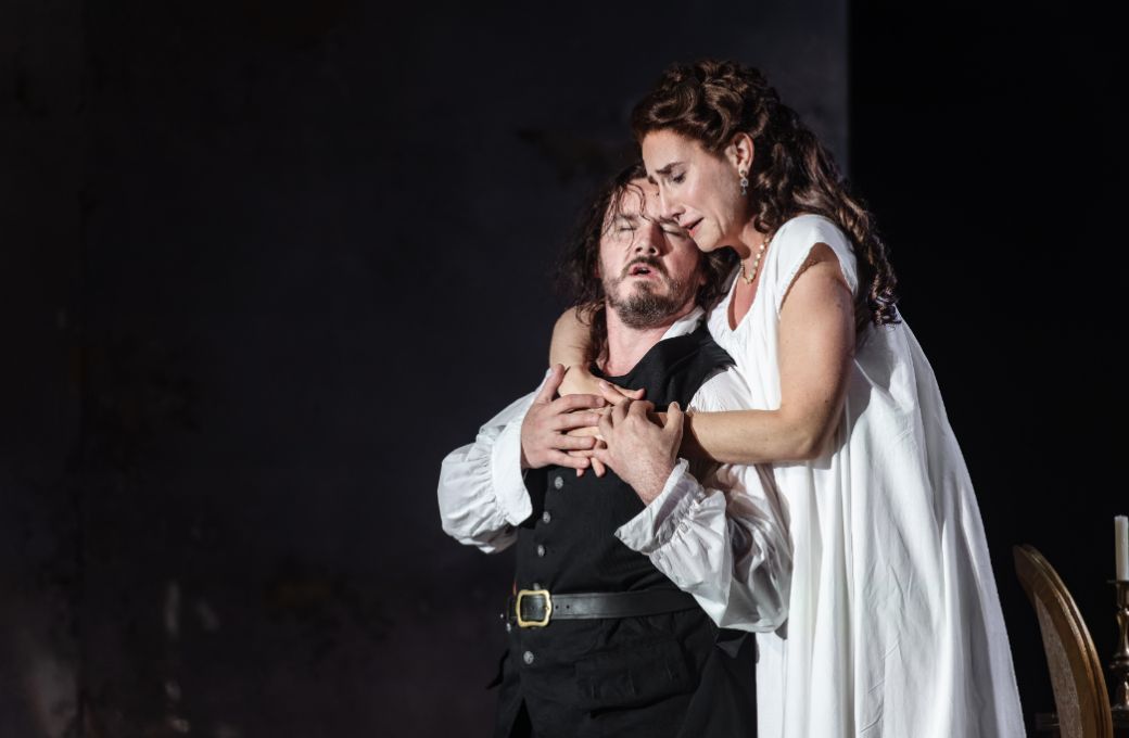 Aaron Cawley (Herman) and Laura Wilde (Lisa) &copy; Julian Guidera