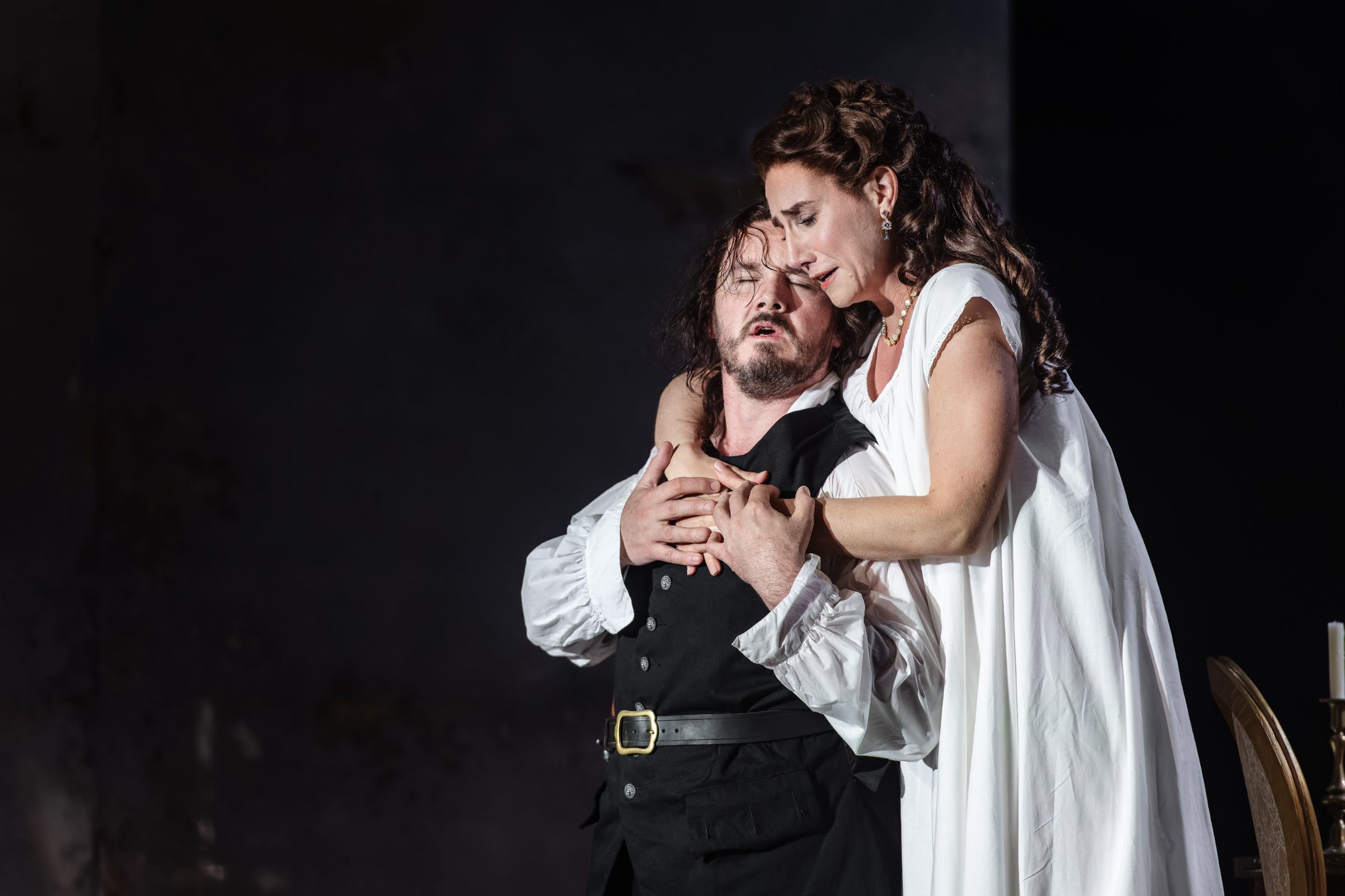 Aaron Cawley (Herman) and Laura Wilde (Lisa) &copy; Julian Guidera