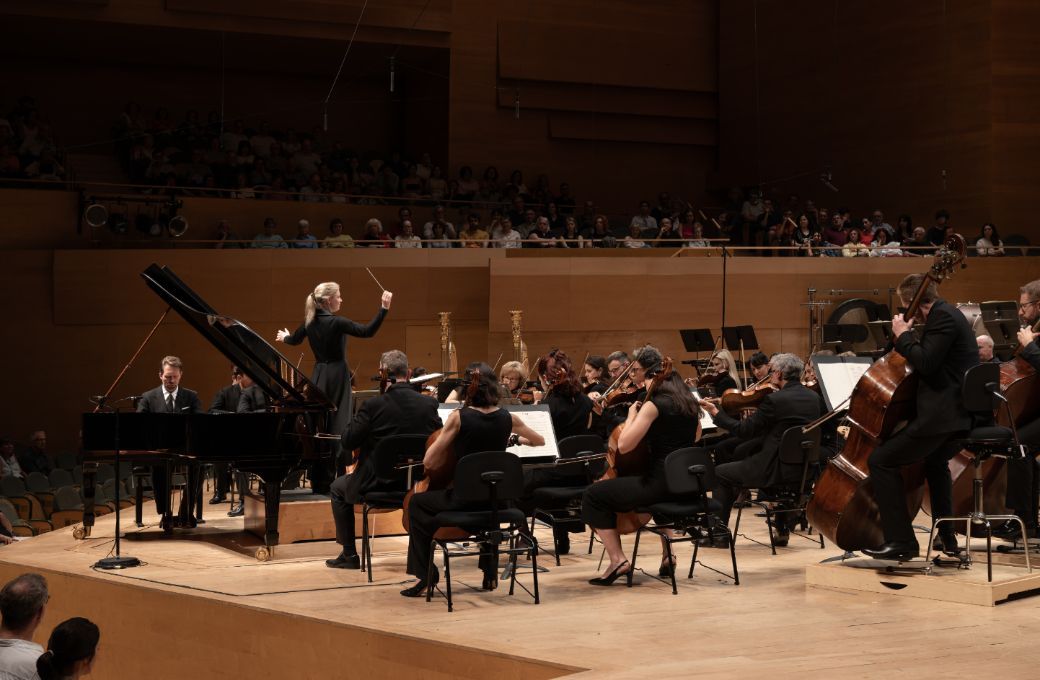 Leif Ove Andsnes, Gemma New y la OBC en L'Auditori &copy; May Zircus | L'Auditori