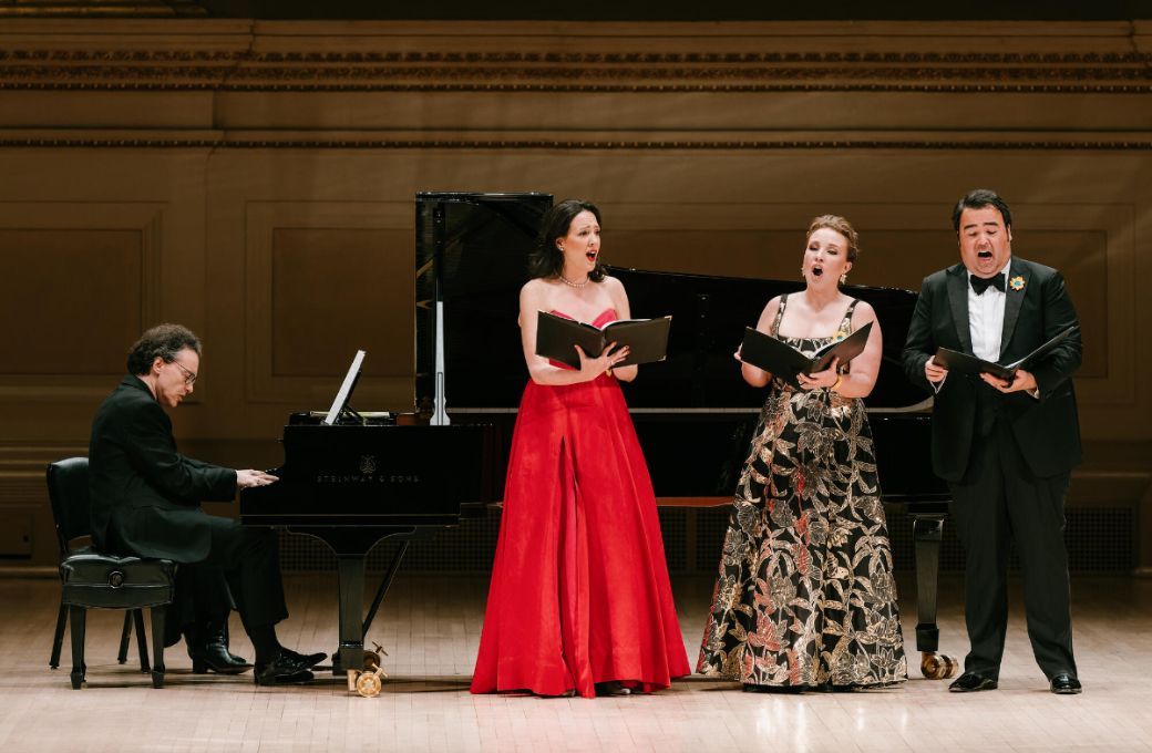 Evgeny Kissin, Susanna Phillips, Sasha Cooke and John Matthew Myers &copy; Fedi Kheir