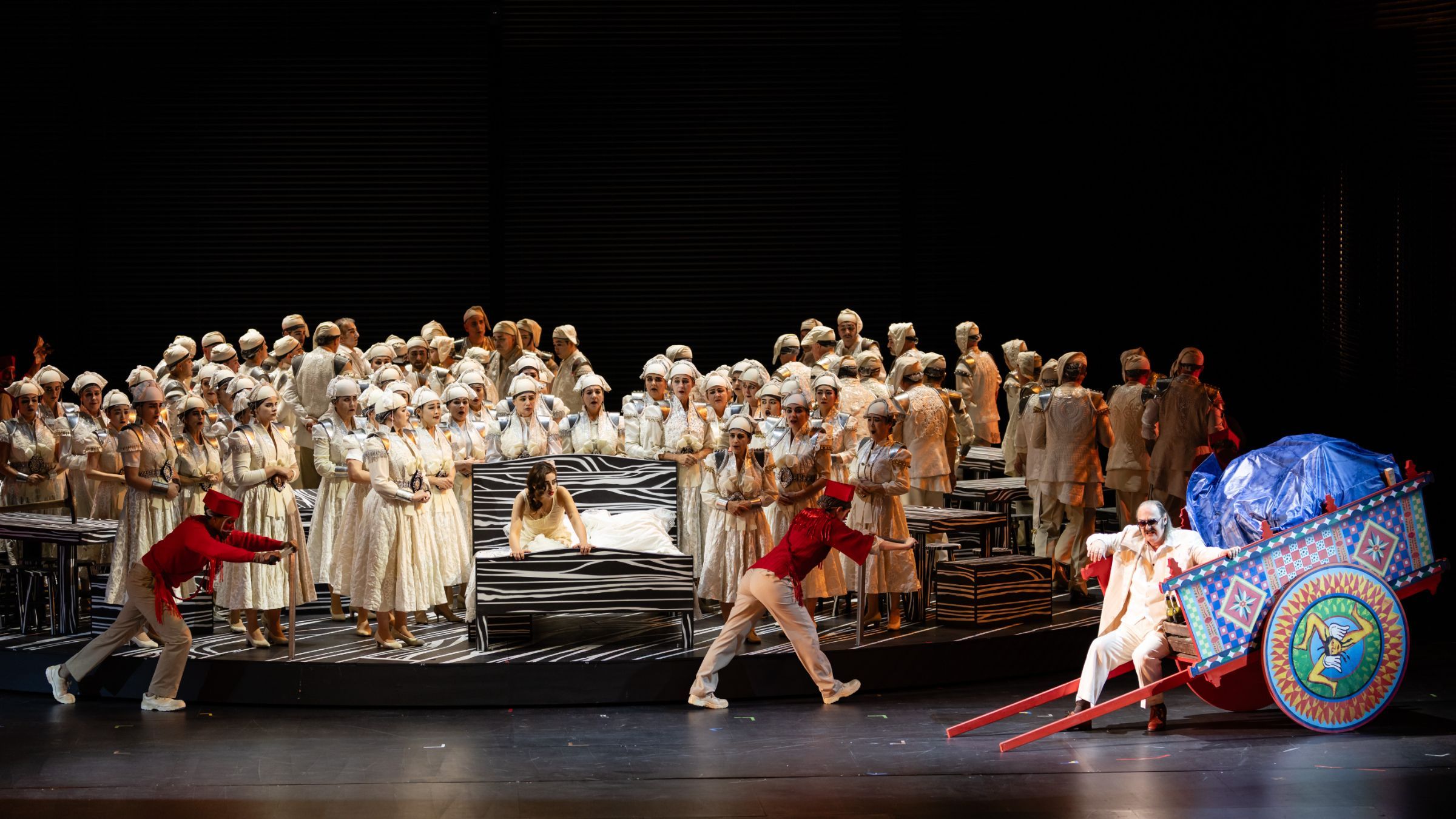 Ekaterine Buachidze (Lola) und Wolfgang Koch (Alfio) &copy; Geoffroy Schied