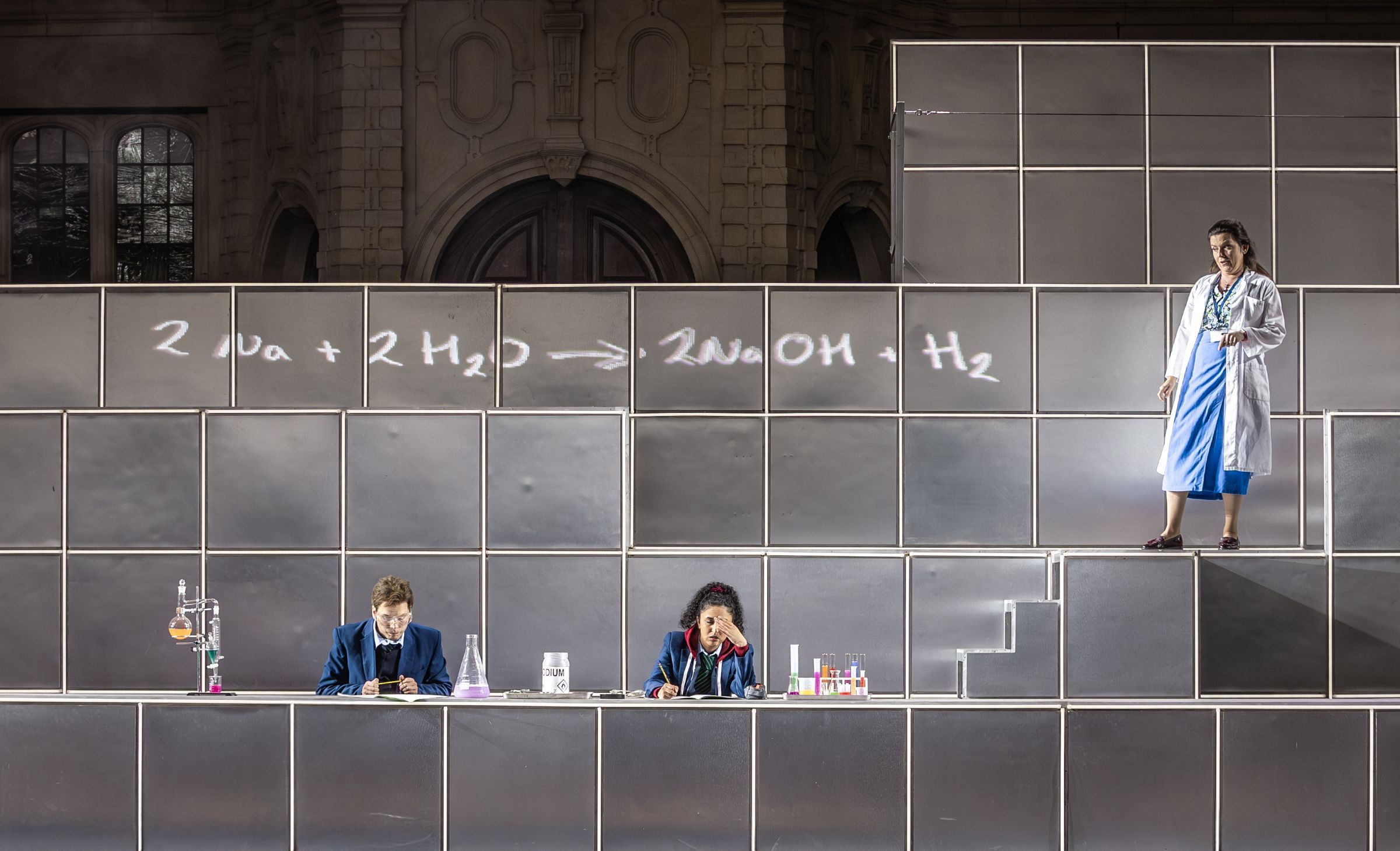 Xavier Hetherington (Itch), Natasha Agarwal (Jack), Victoria Simmonds (Watkins) &copy; Craig Fuller